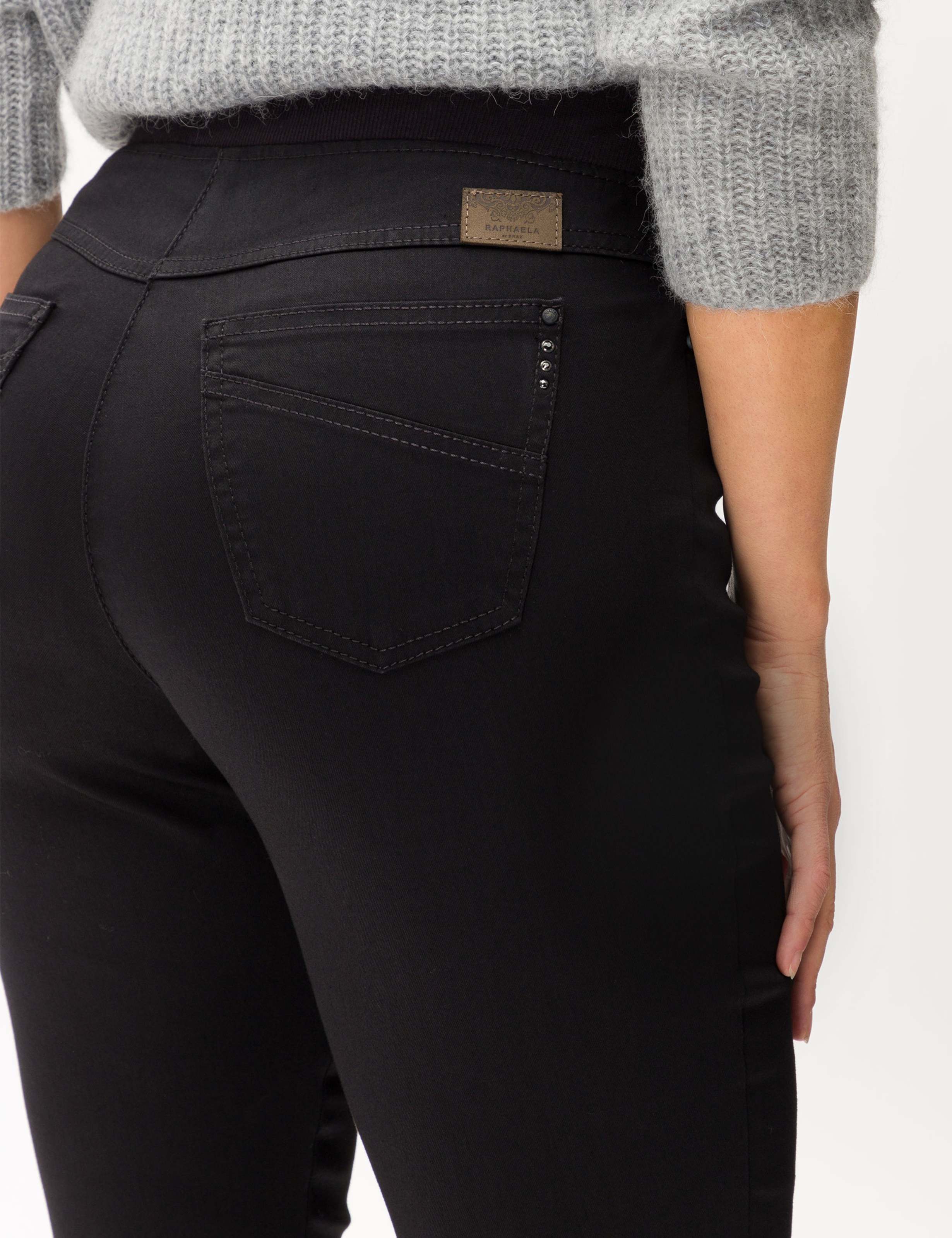 Damen Style PAMINA Denim Schwarz Slim Fit Detail 1