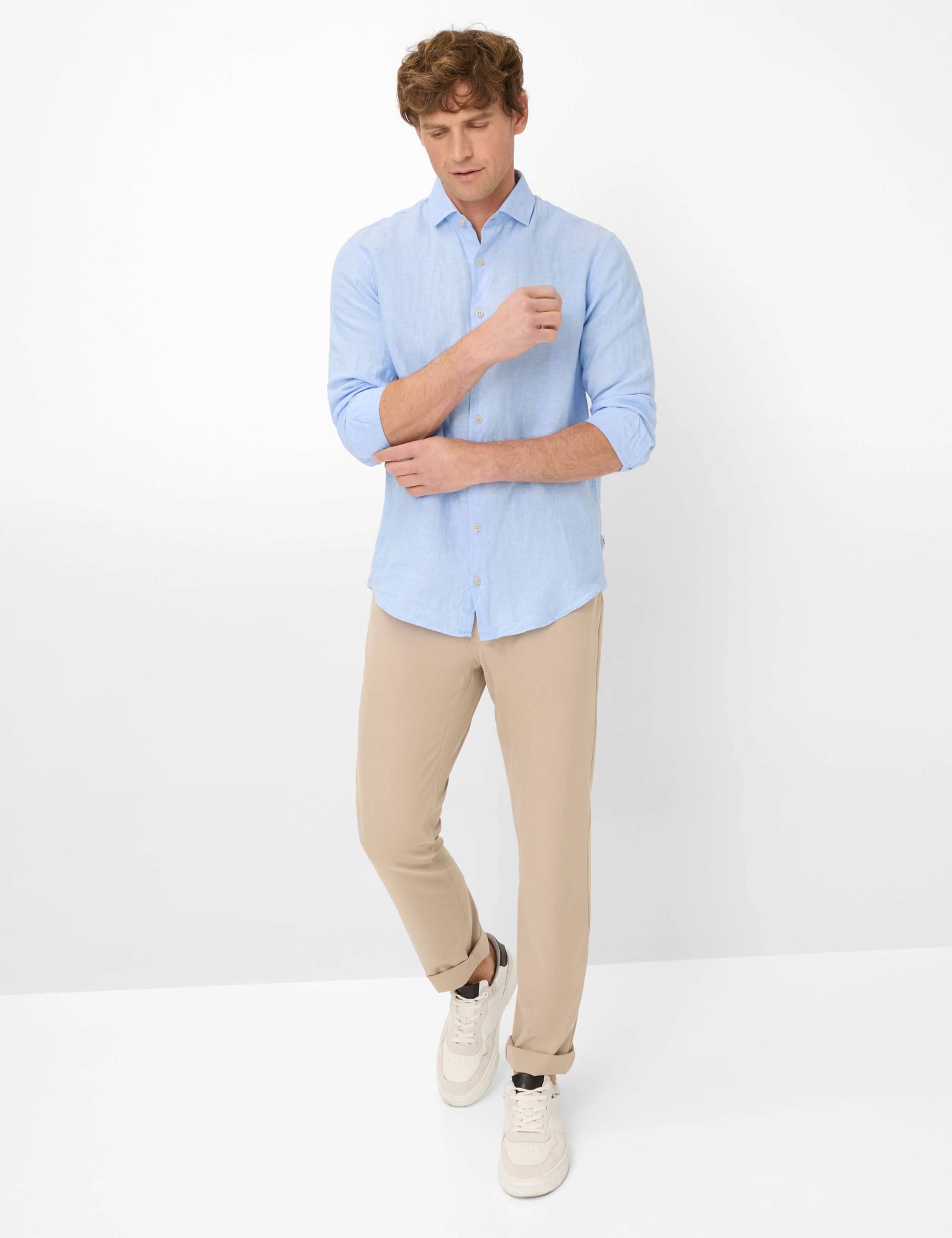 Herren Style HAROLD Hellblau  Model Outfit