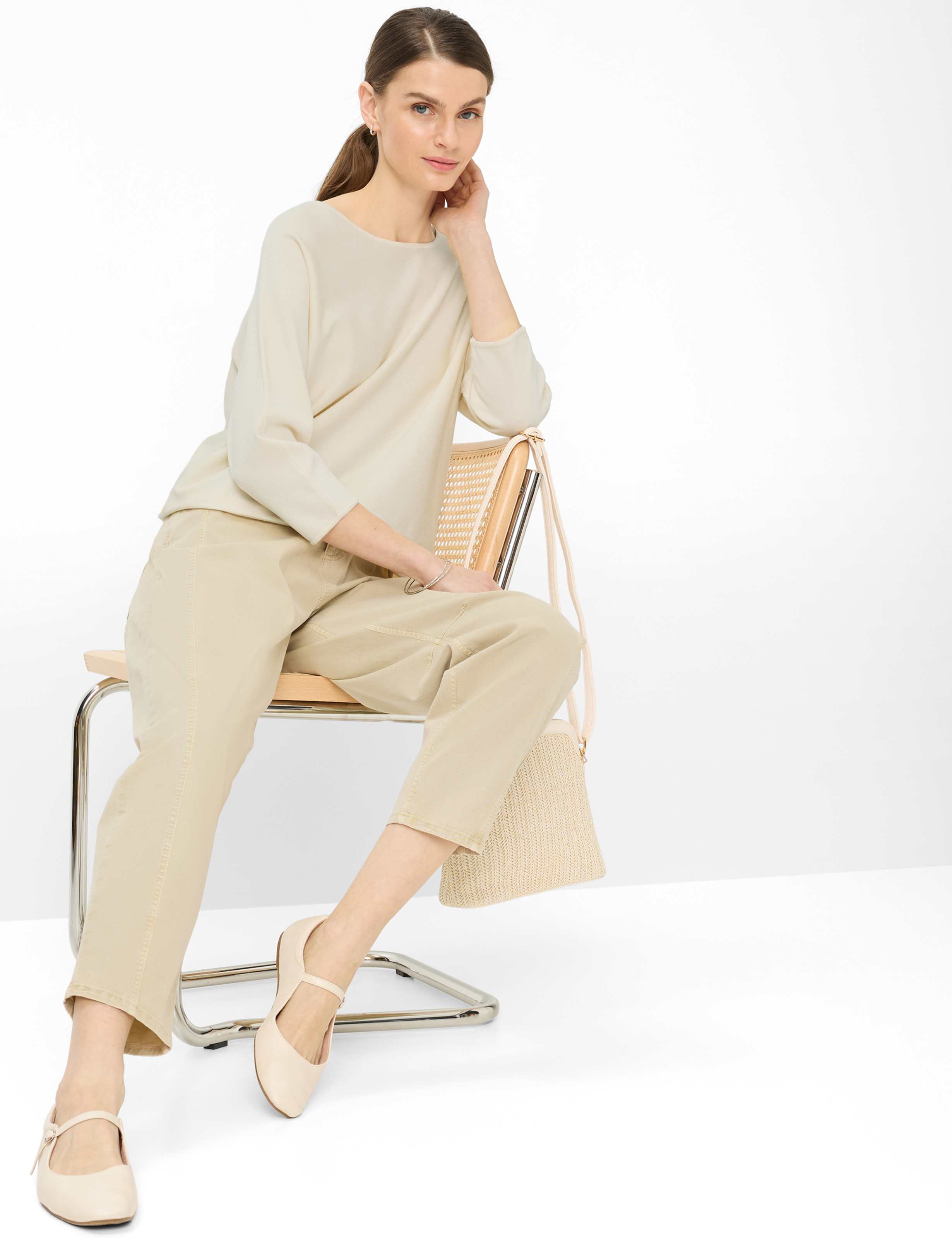 Femme Style MEGAN S Beige Relaxed Fit Détail 1