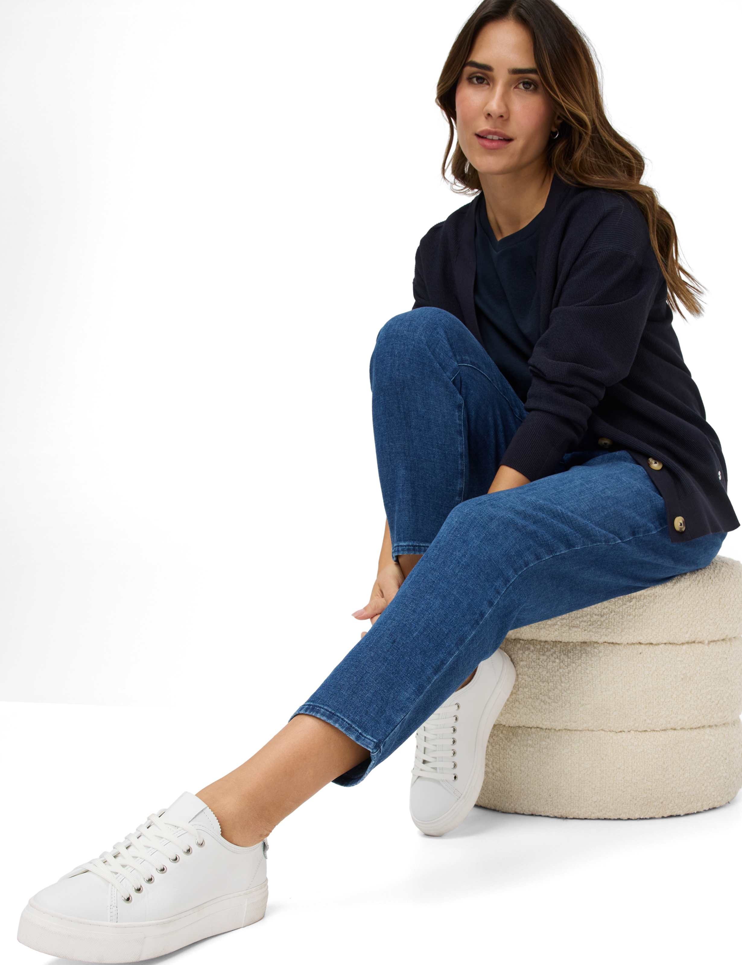 Damen Style MONA S Denim Blau Relaxed Fit Detail 1