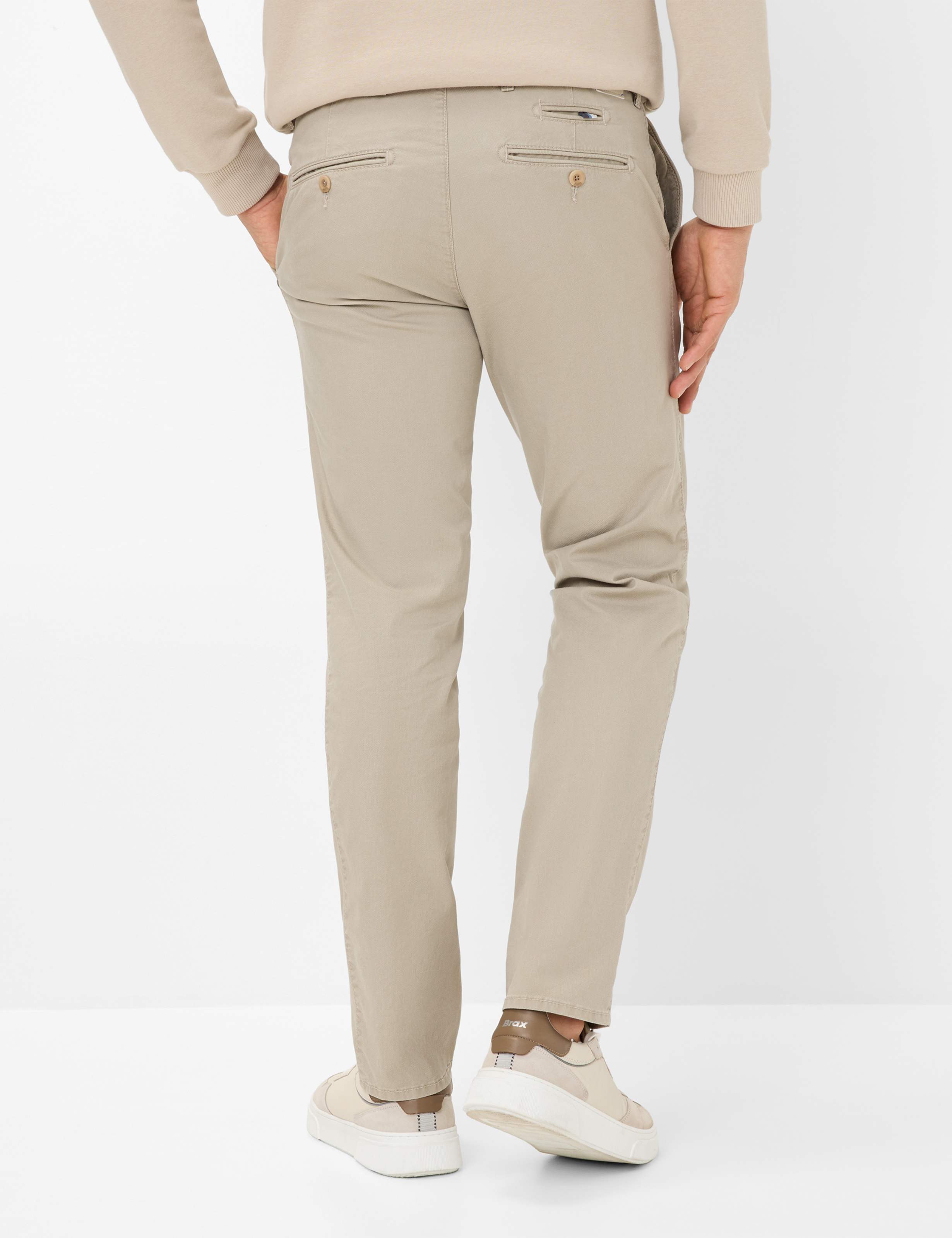 Herre Style FABIO IN Beige Modern Fit Model ryg