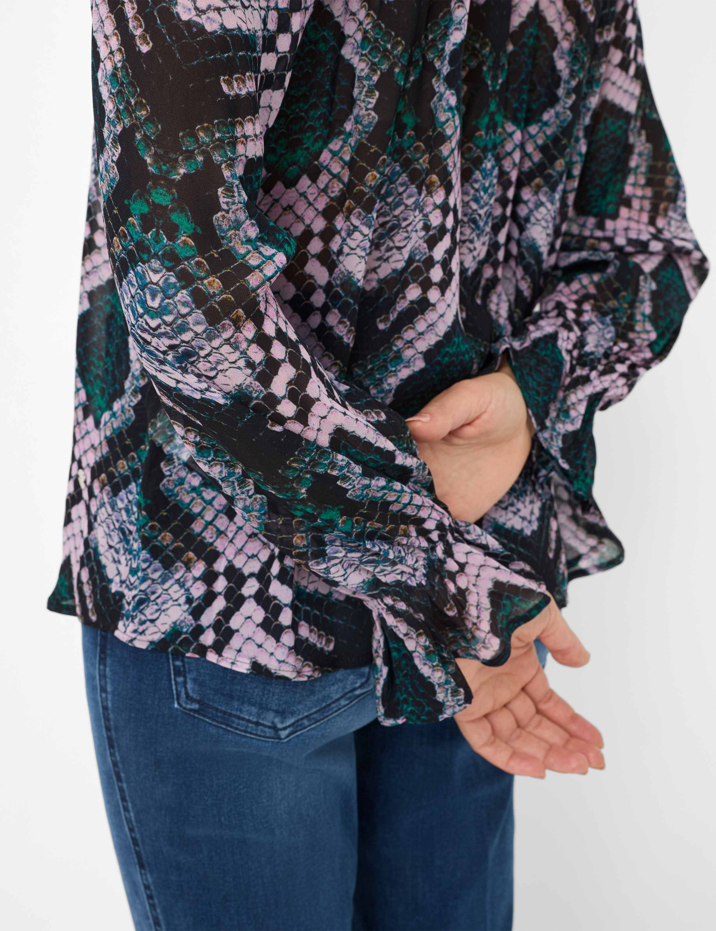 Femme Style VIVA Bleu Foncé  Détail 2