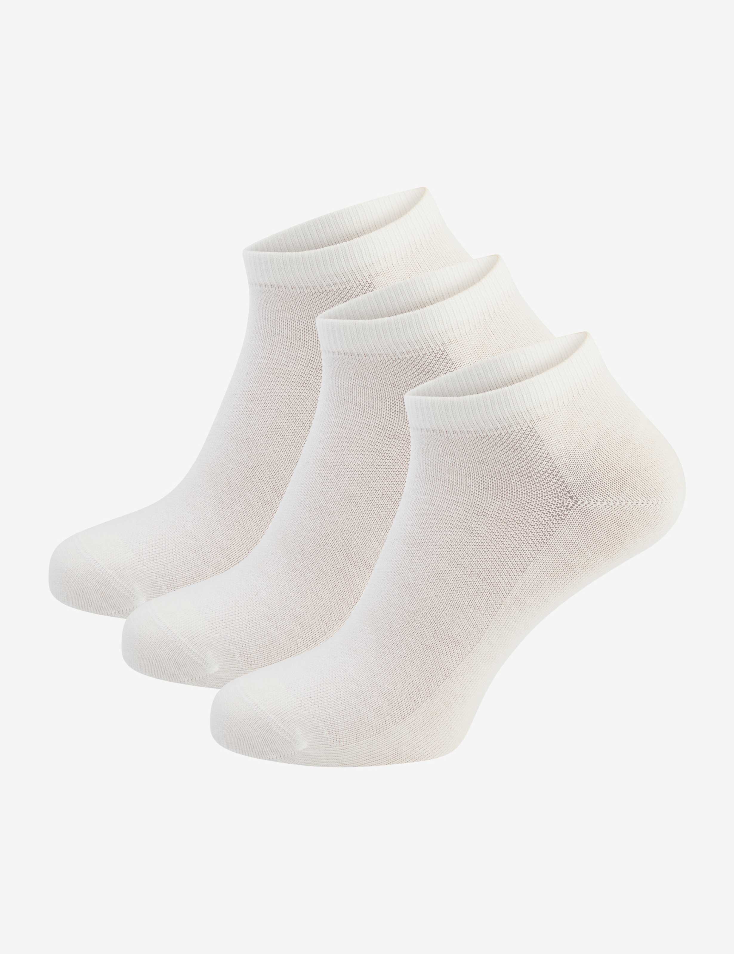 Tons blancs, Unisexe, Style Chaussettes baskets, FREISTELLER_FRONT_ISHOP
