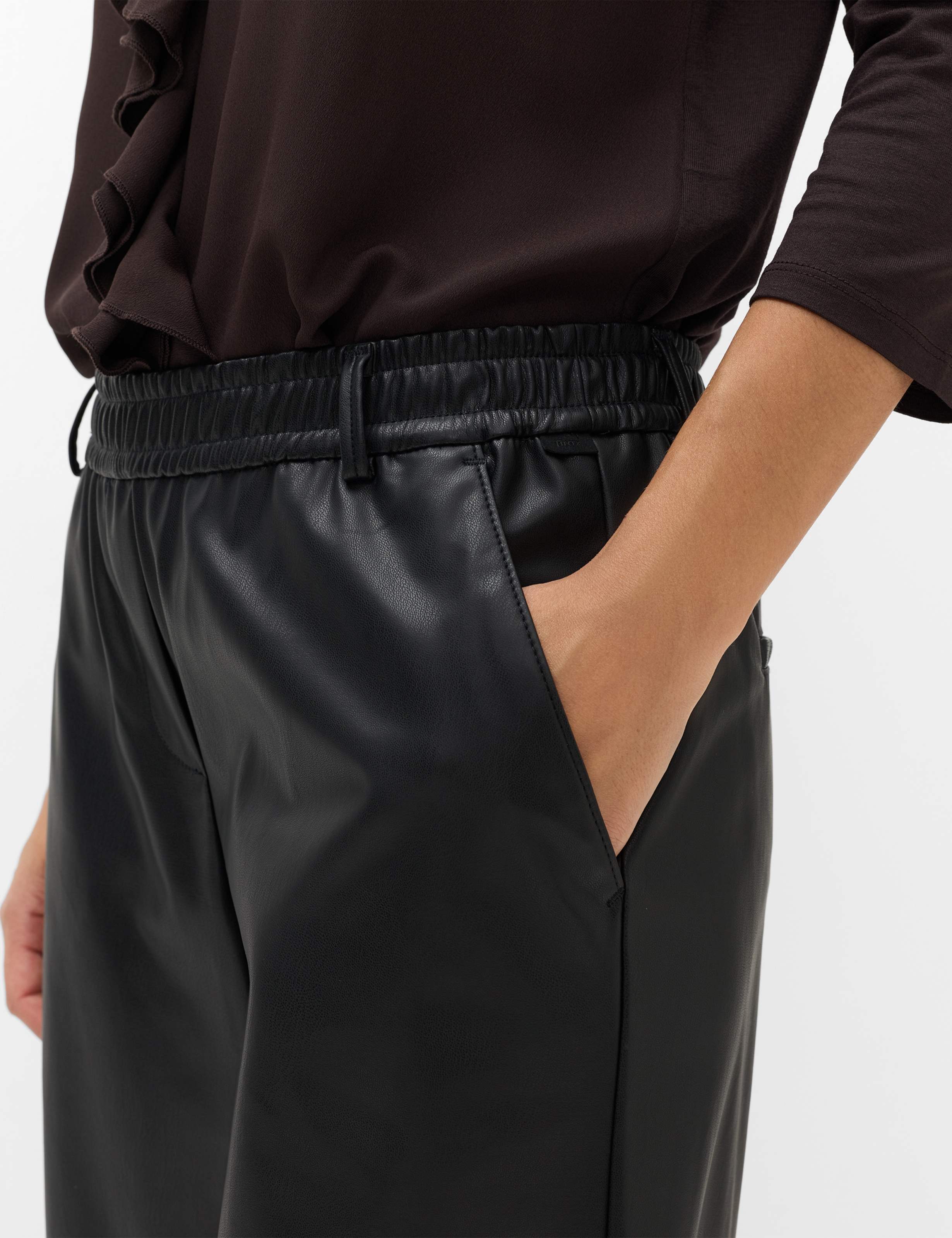 Femme Style MAINE S Noir Wide Leg Détail 2