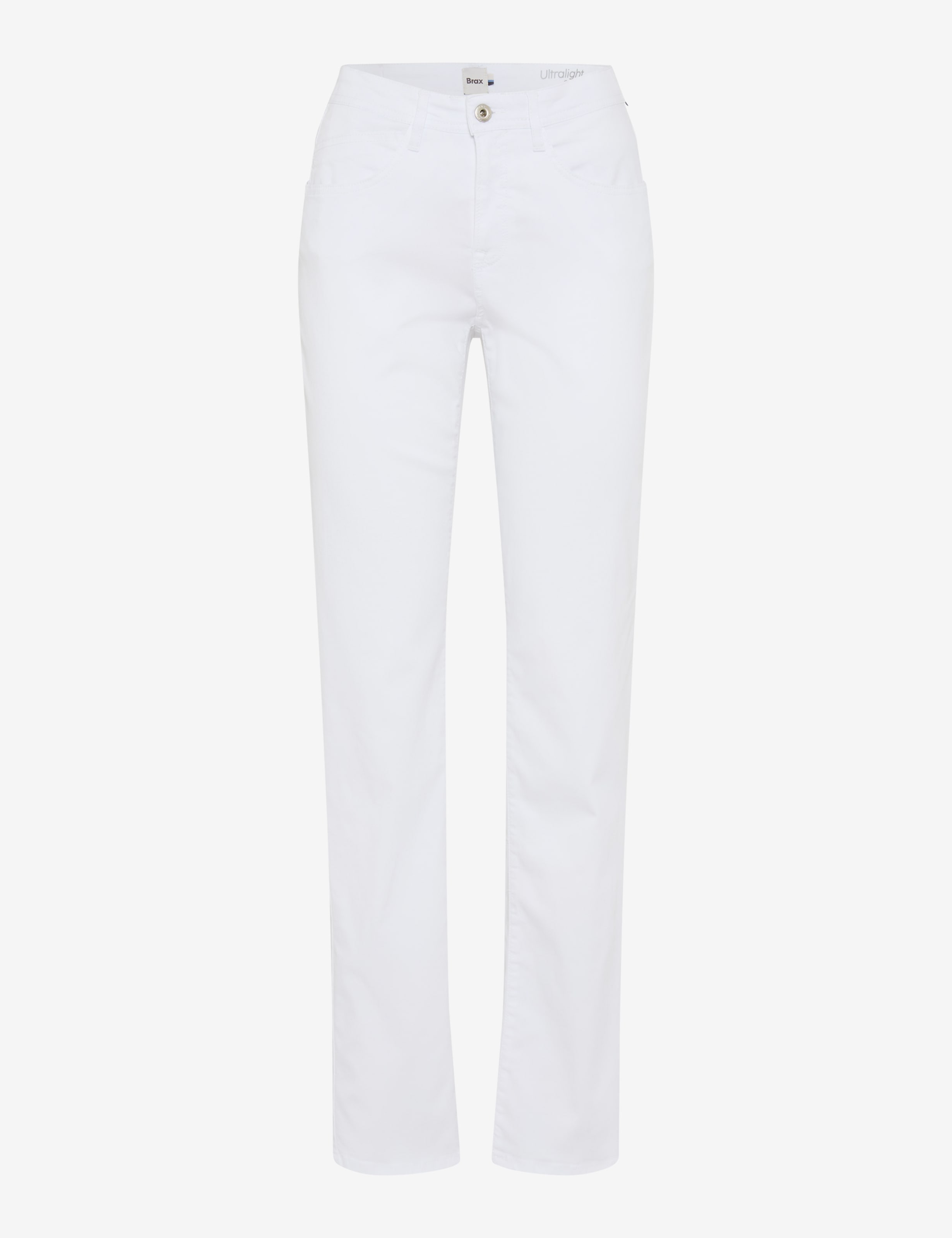 Femme Style CAROLA Denim Blanc Feminine Fit Détourage avant
