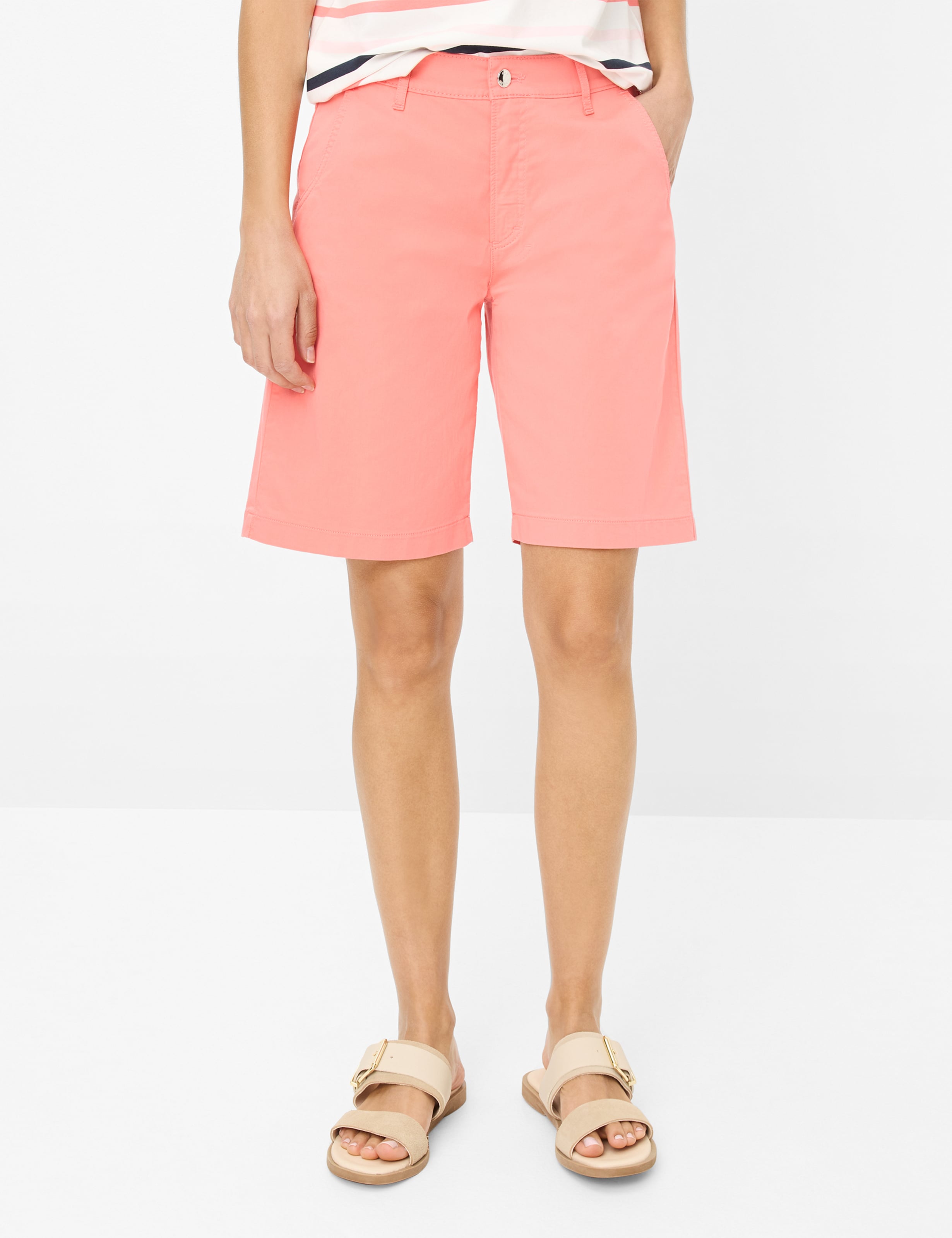 Thumbnail - Brax Damen Bermuda Style MAINE B WATERMELON, hellrot, Gr. 42