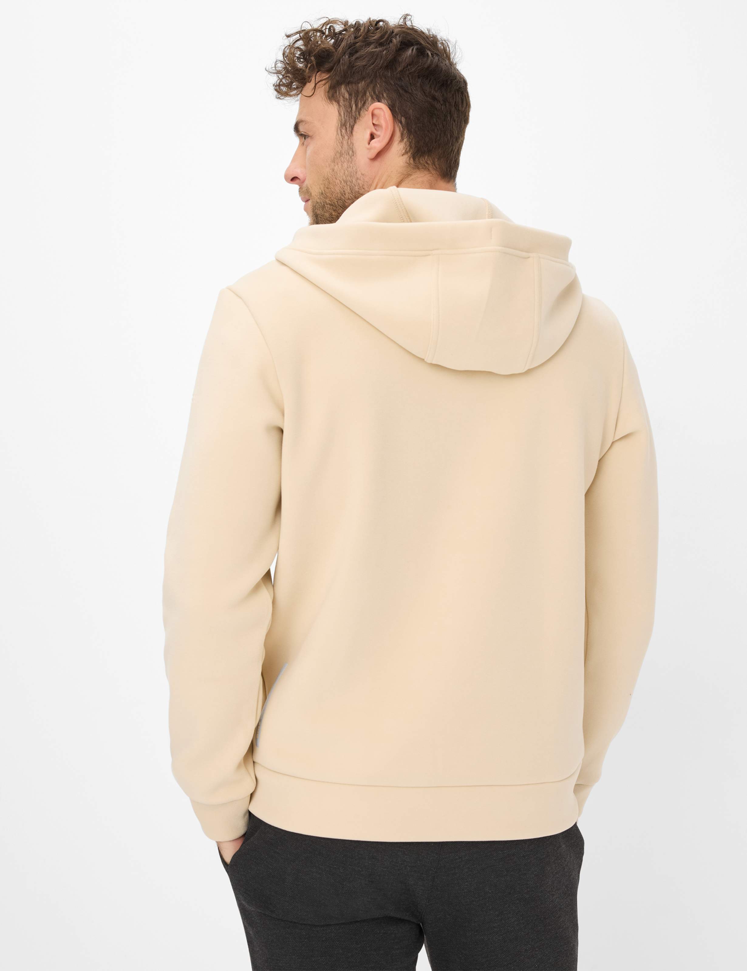 Thumbnail - Brax Herren Sweatjacke Style SAMMY cream, hellbeige, Gr. M