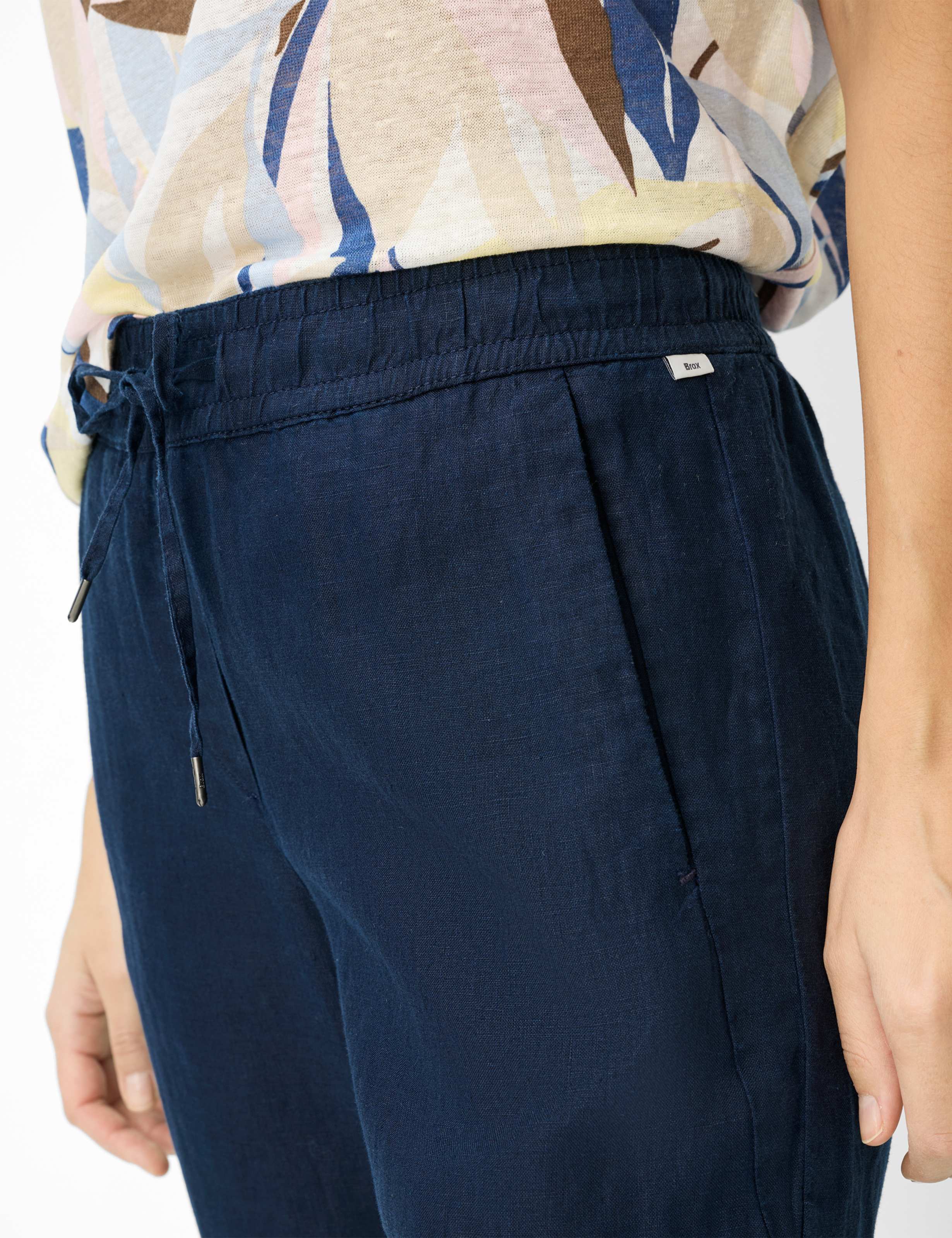 Damen Style FARINA Dunkelblau Wide Leg Detail 2