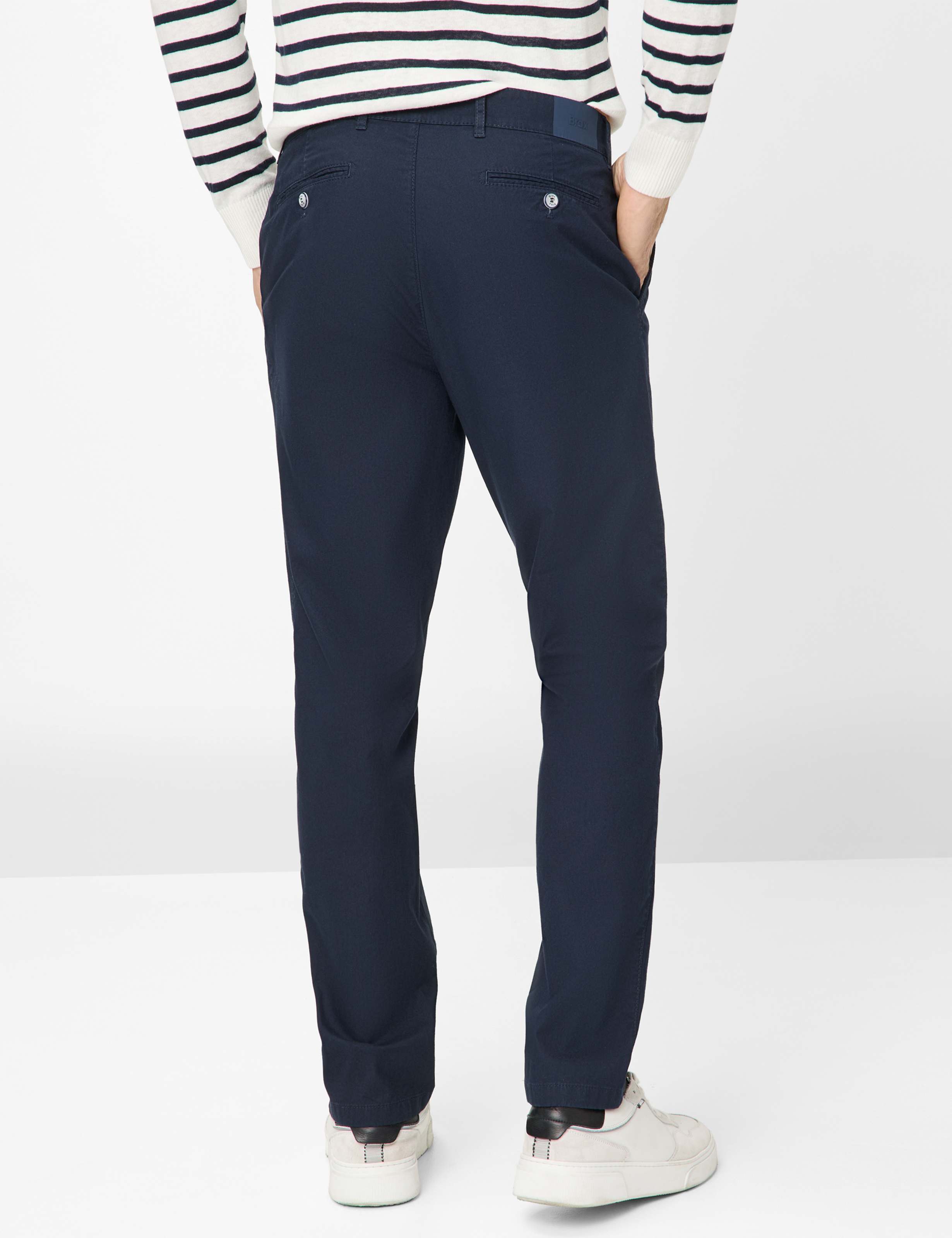 Homme Style EVEREST Bleu Foncé Regular Fit Dos mannequin