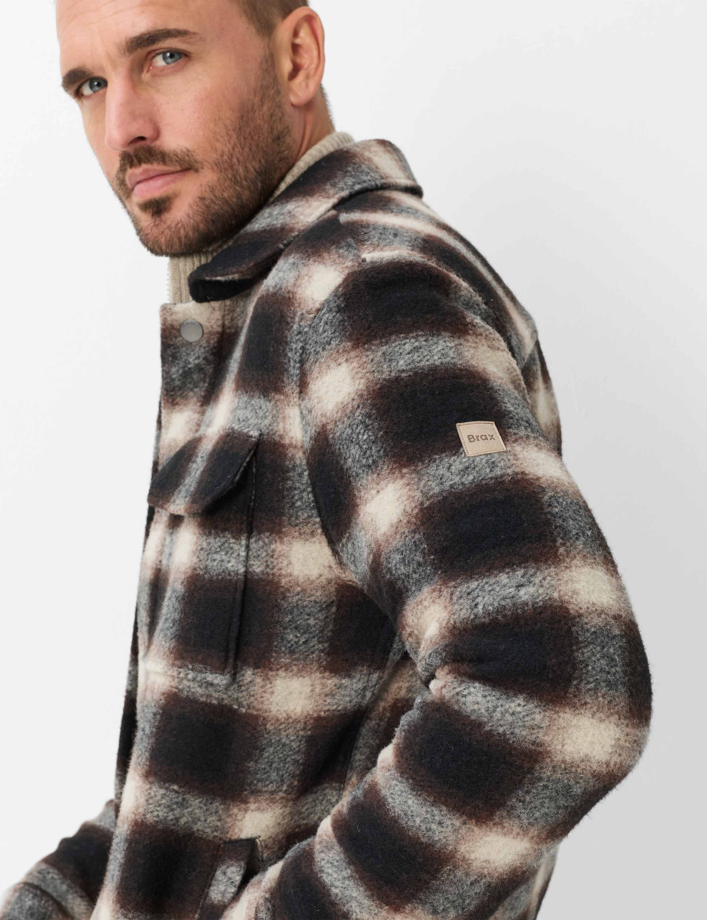 Herren Style SANTIAGO Dunkelbraun  Detail 2