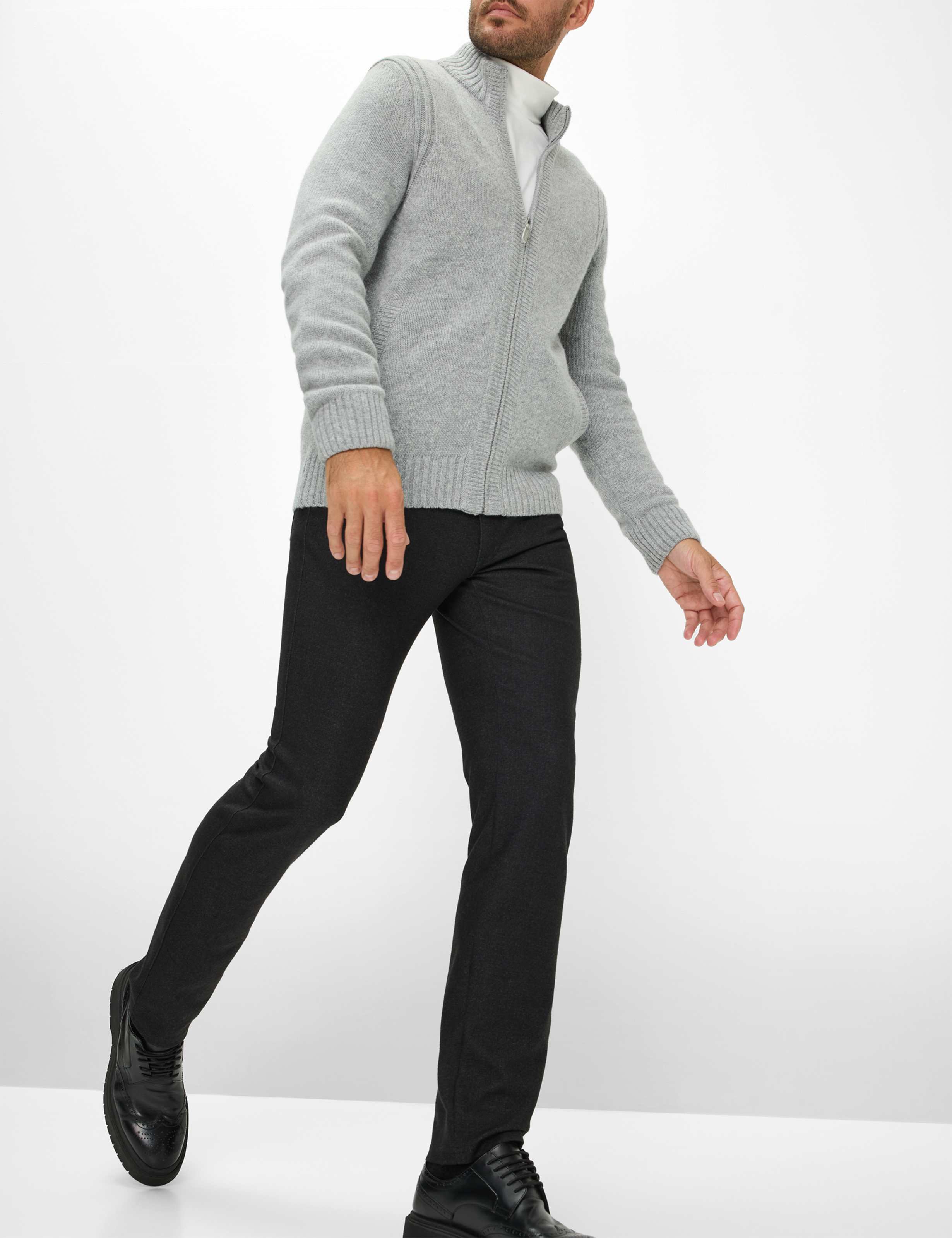 Herren Style CHUCK Dunkelgrau - Anthrazit Modern Fit Detail 1