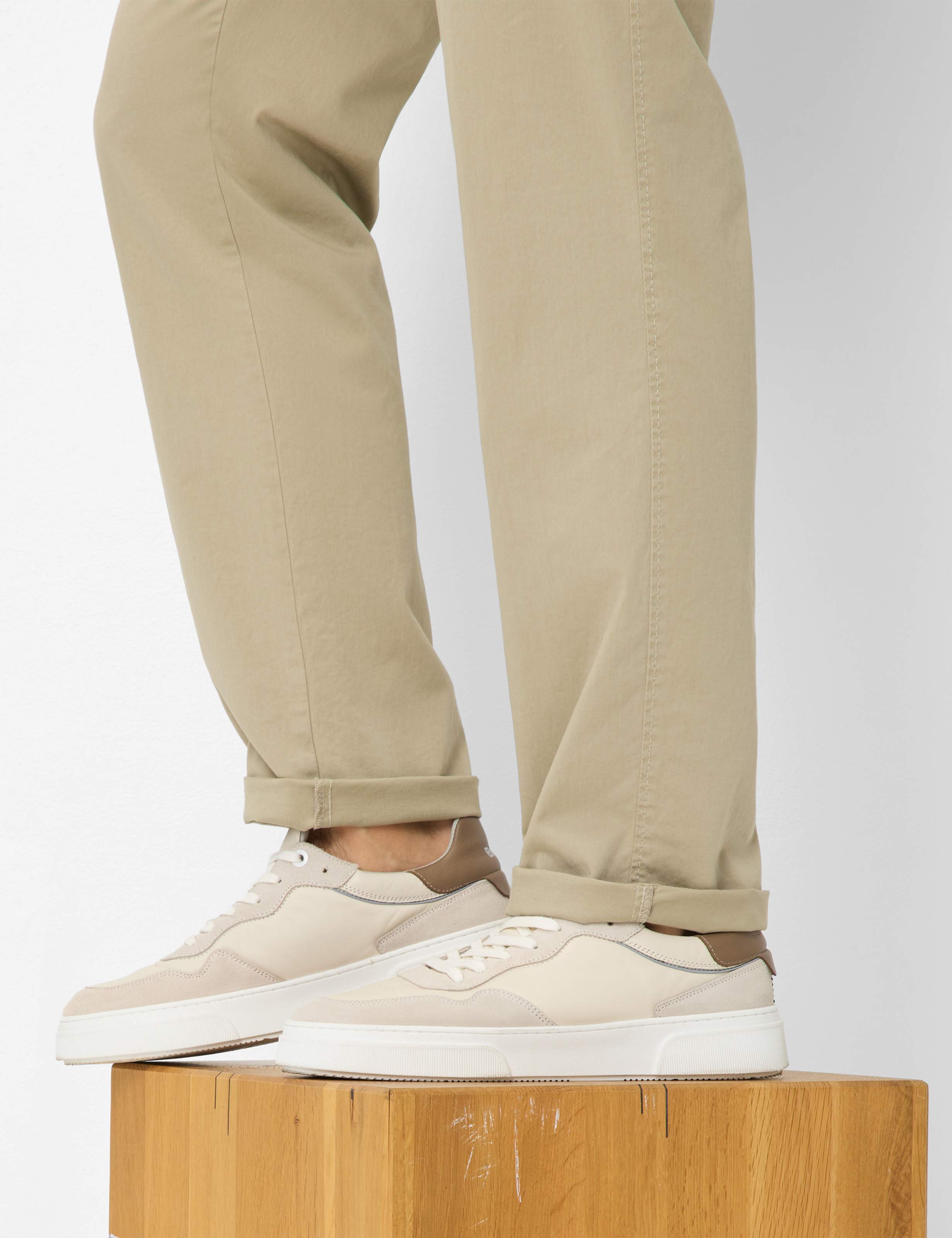 Homme Style EVANS Beige Regular Fit Détail 1