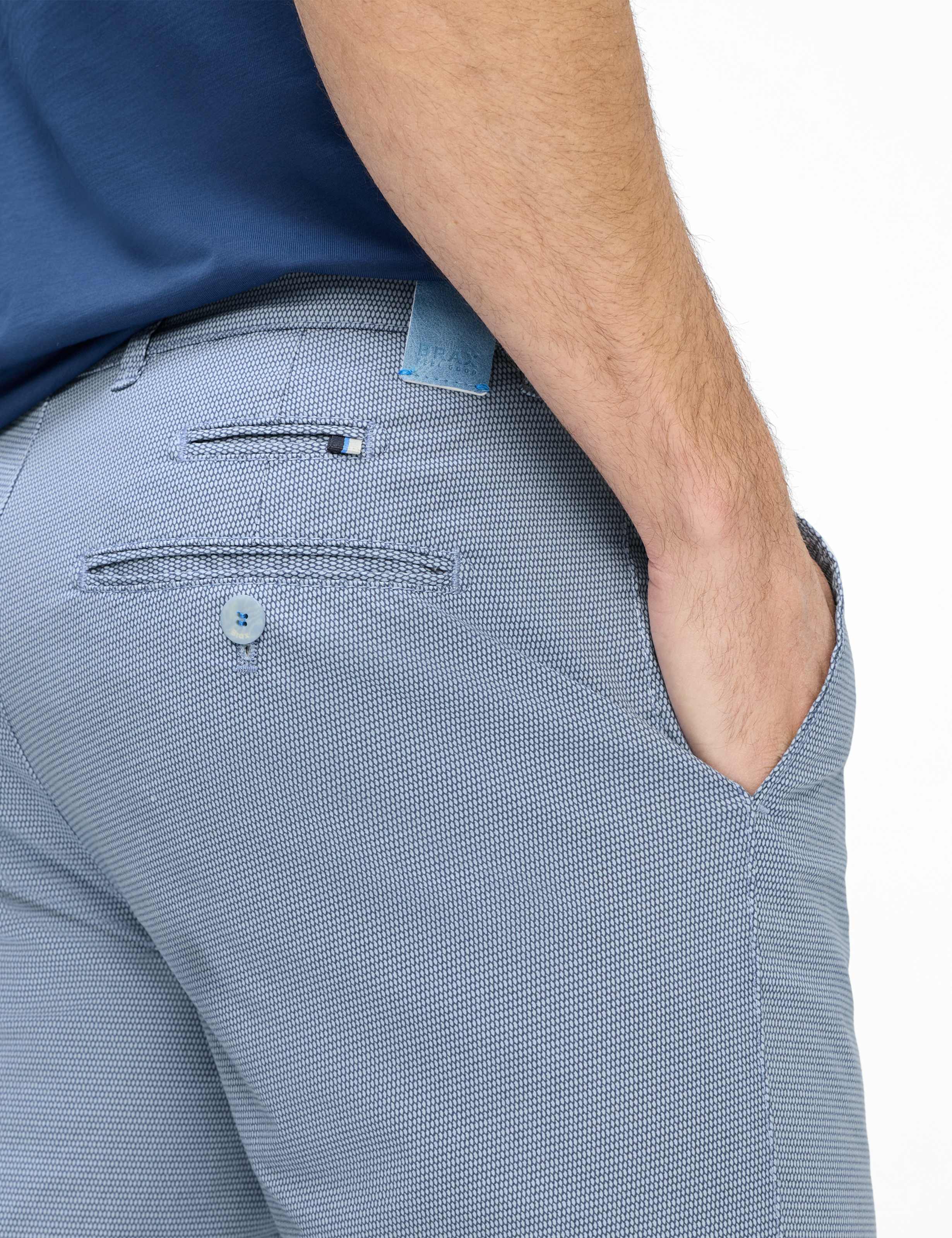 Heren Style FABIO Blauw Modern Fit Detail 2