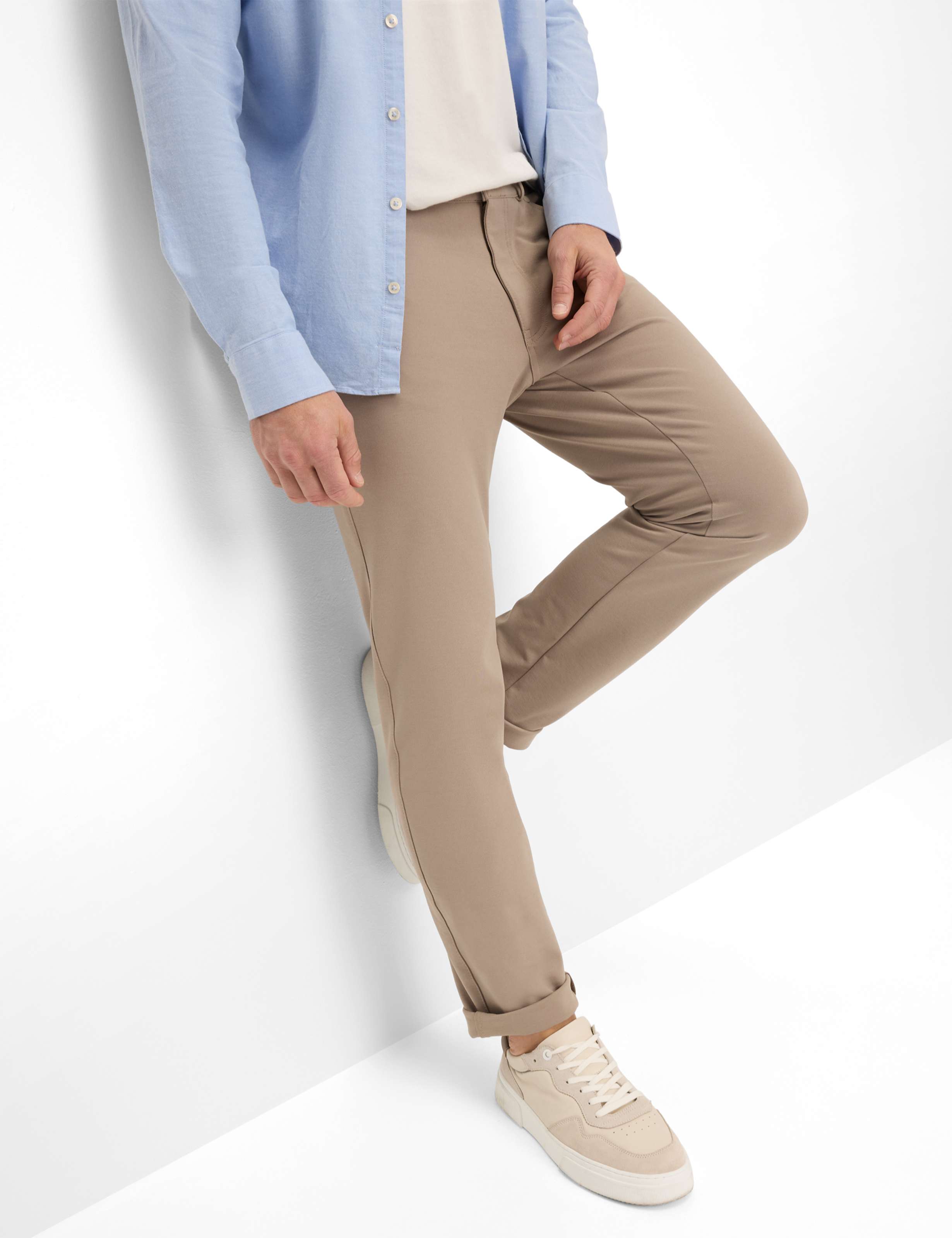 Herren Style CHUCK Beige Modern Fit Detail 1