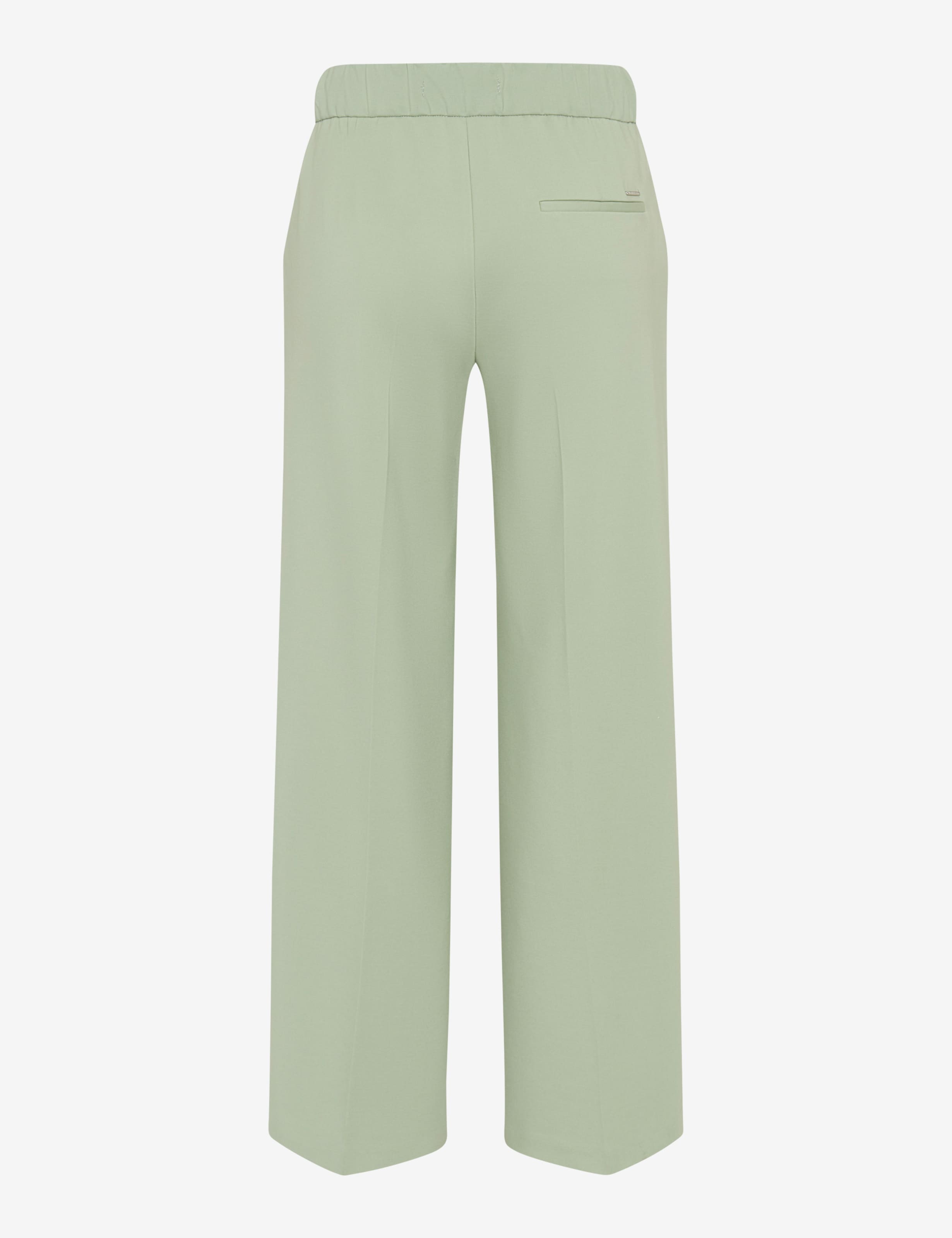 Dame Style MAINE Lysgrøn Wide Leg Udskæring bagpå
