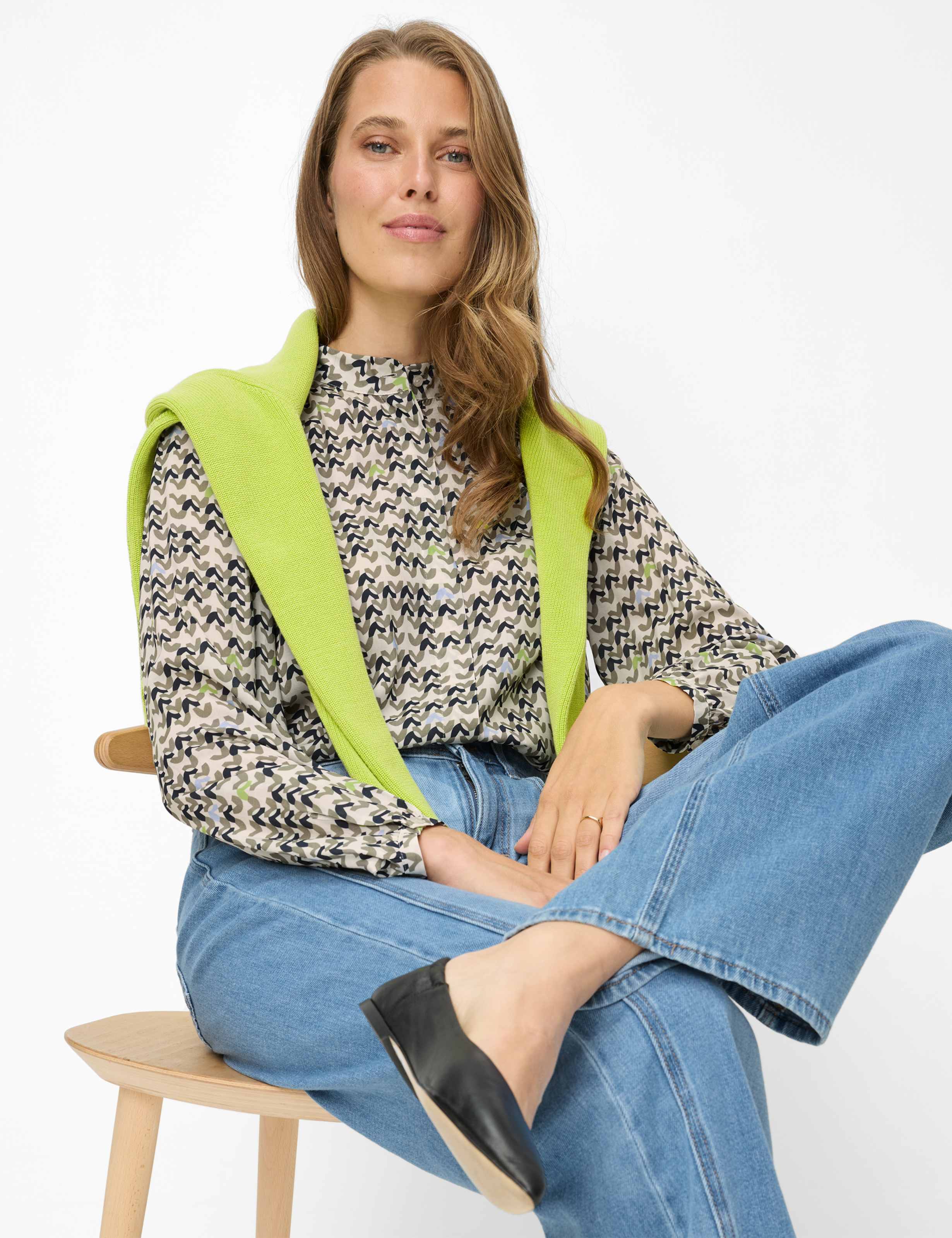 Dames Style MORGAN Denim Blauw Wide Leg Detail 1