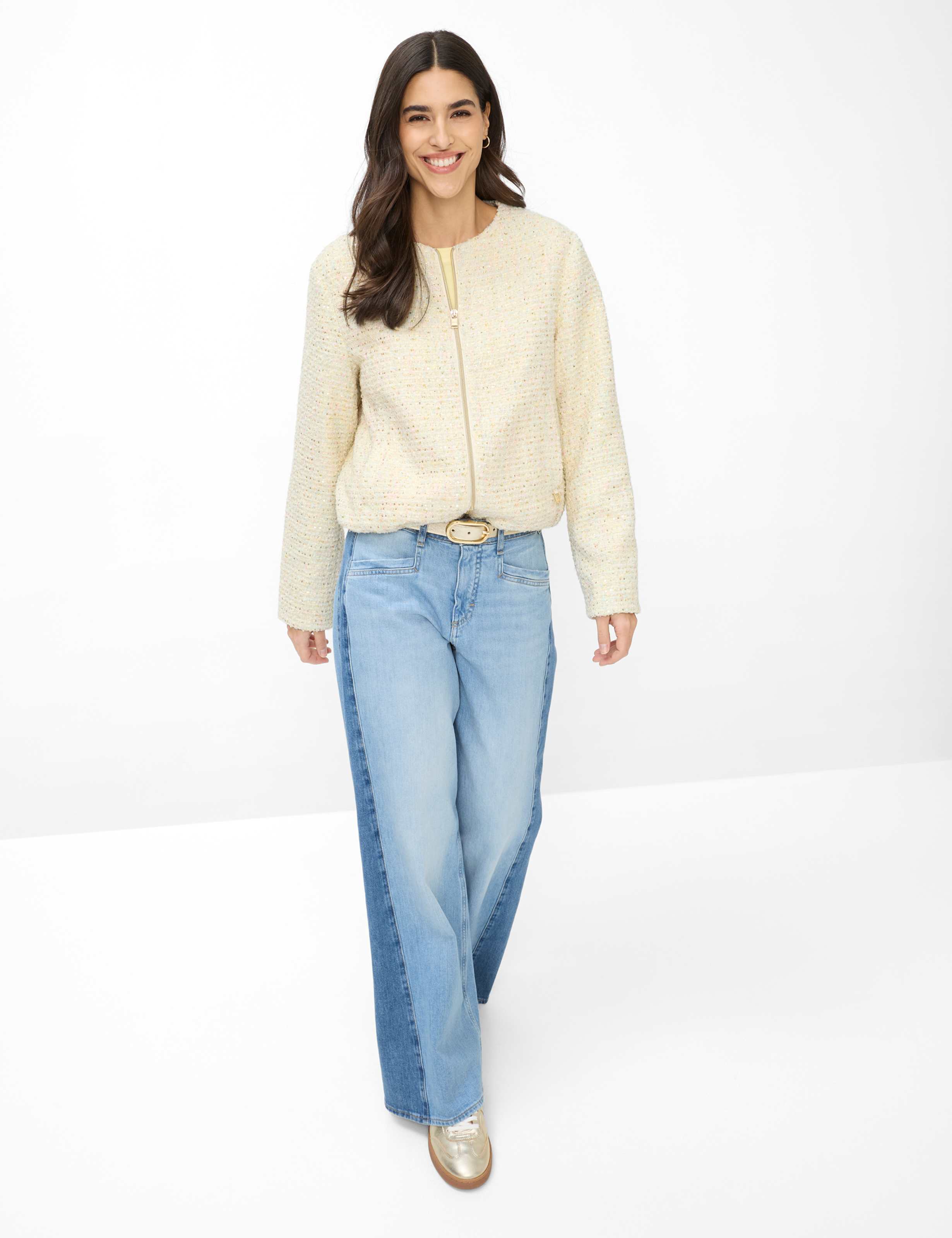 Femme Style LYON Blanc Crème  Tenue du mannequin