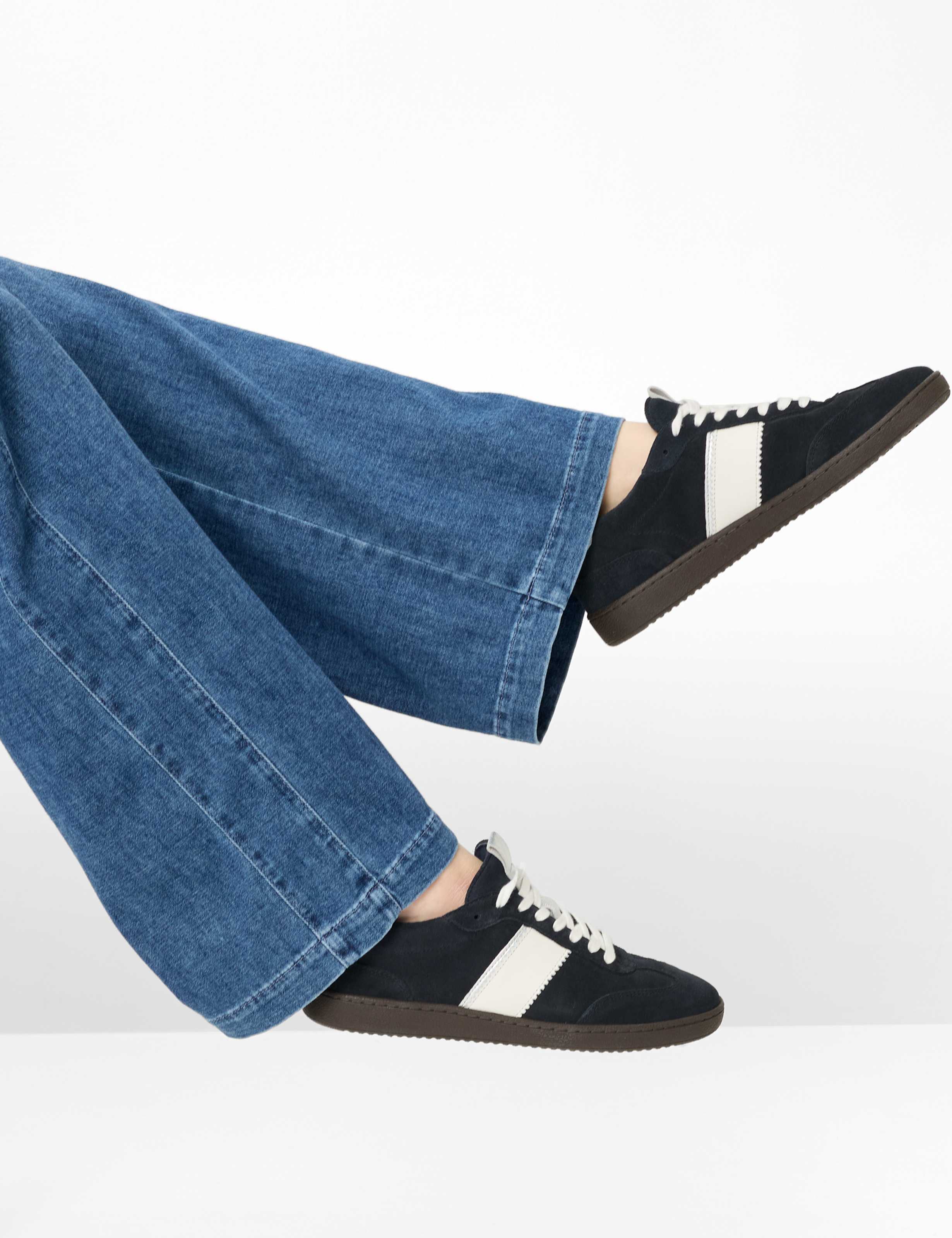 Femme Style MAINE Bleu Wide Leg Détail 1