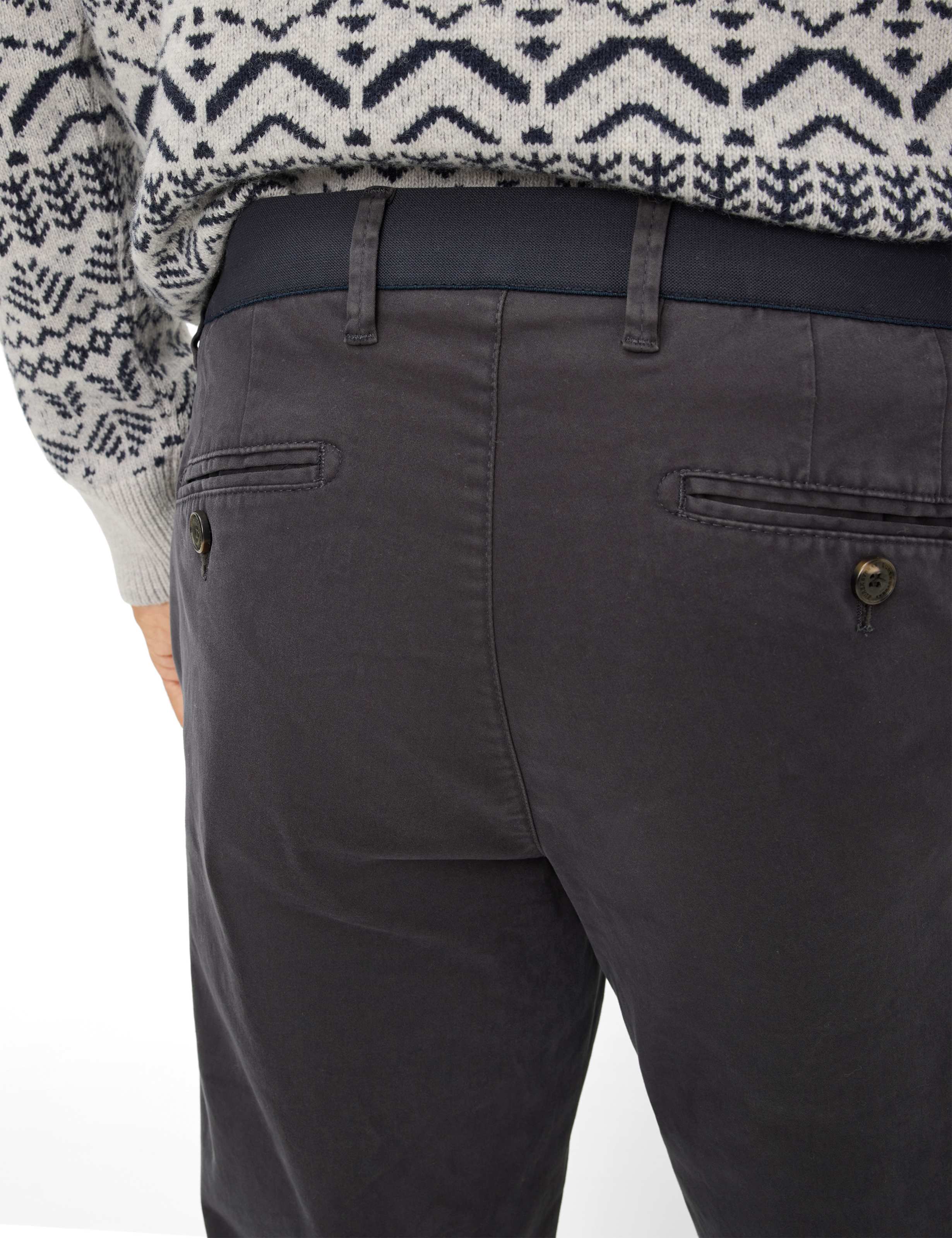 Herren Style TORGE Dunkelgrau - Anthrazit Regular Fit Detail 2