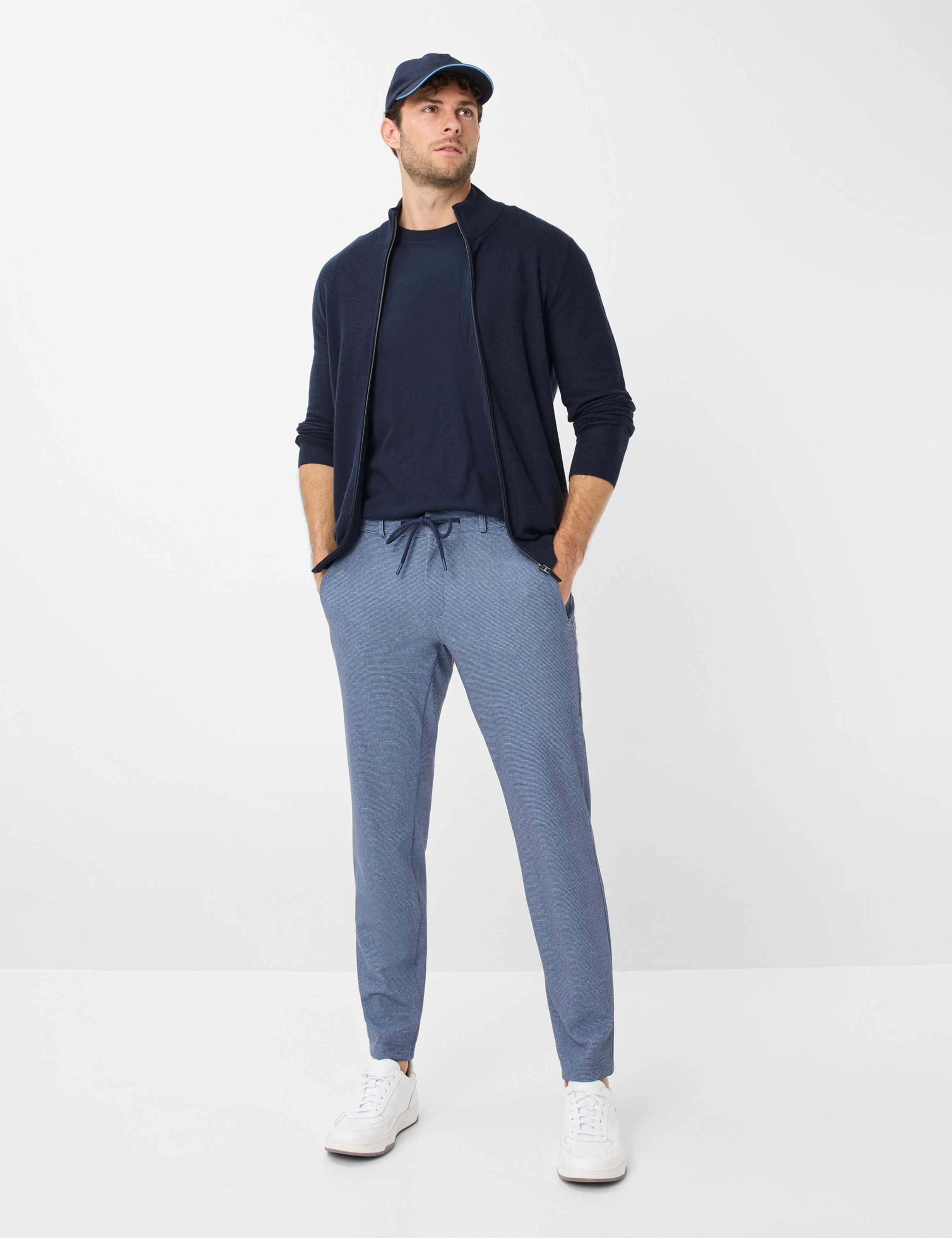 Heren Style PHIL Blauw Relaxed Fit Model outfit