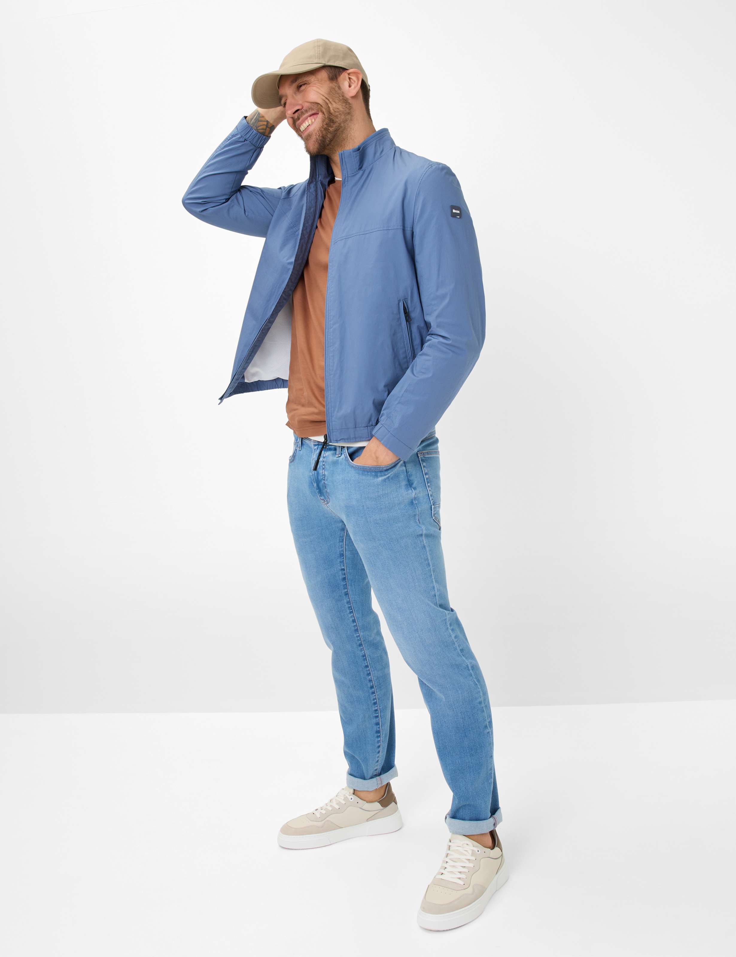Herren Style CALVIN Blau  Model Outfit