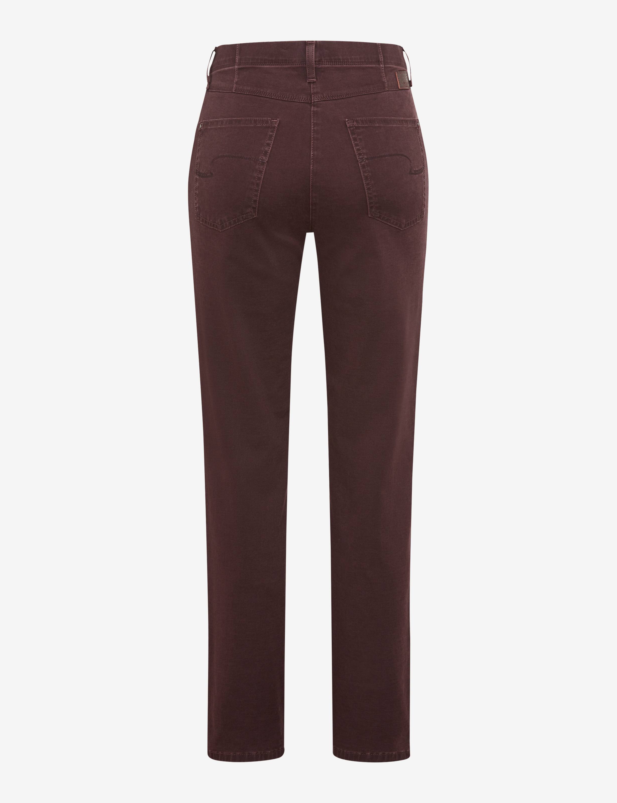 Femme Style LAURA NEW Rouge Foncé Super Slim Fit Détourage arrière