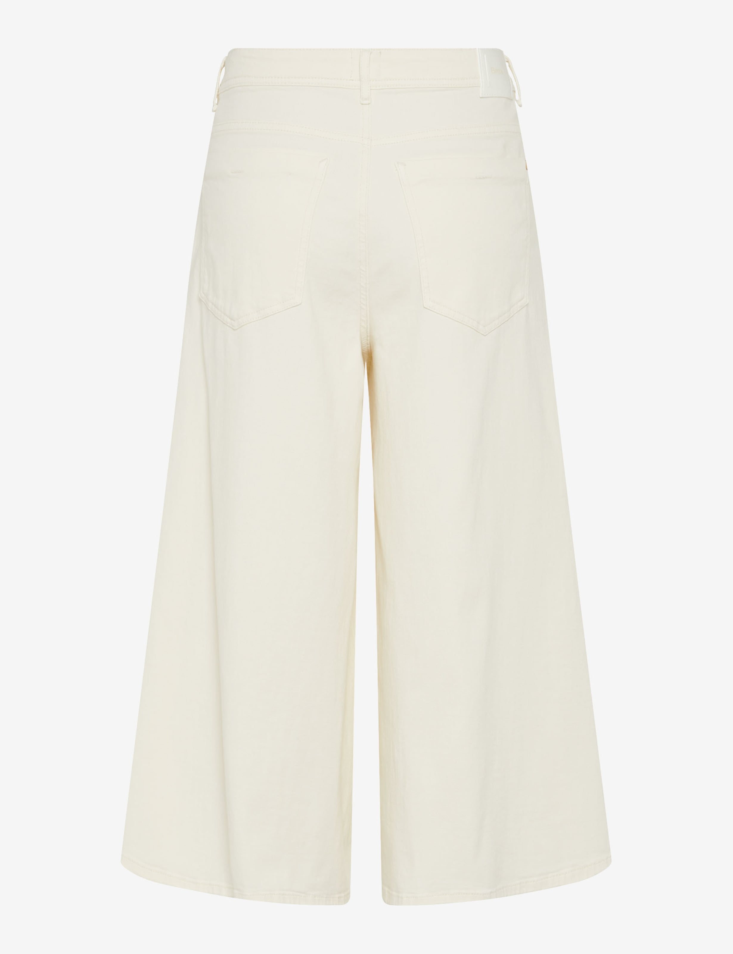 Women Style MELLI S Denim Cream White Wide Leg Stand-alone rear view