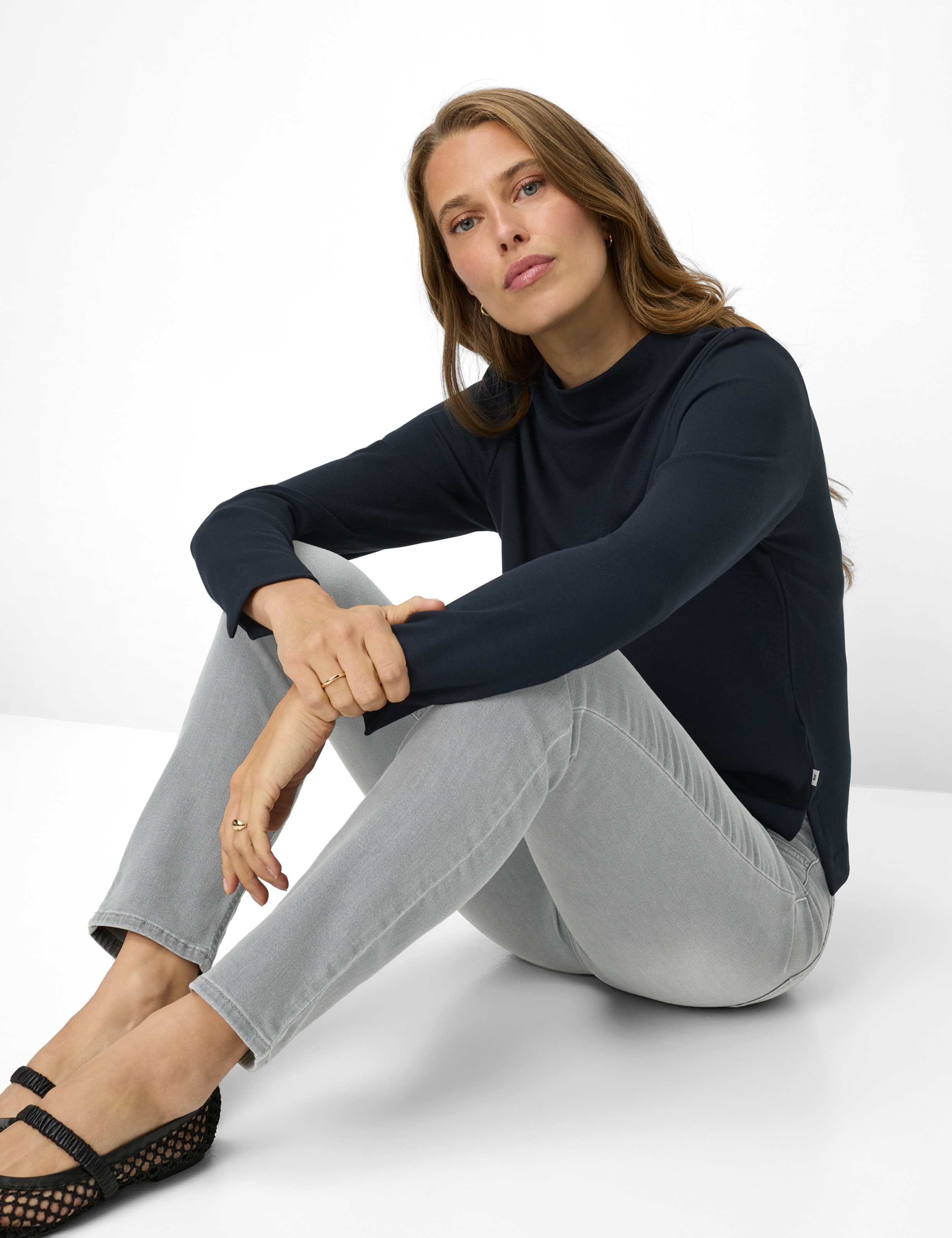 Damen Style SHAKIRA Denim Hellgrau Slim Fit Detail 1