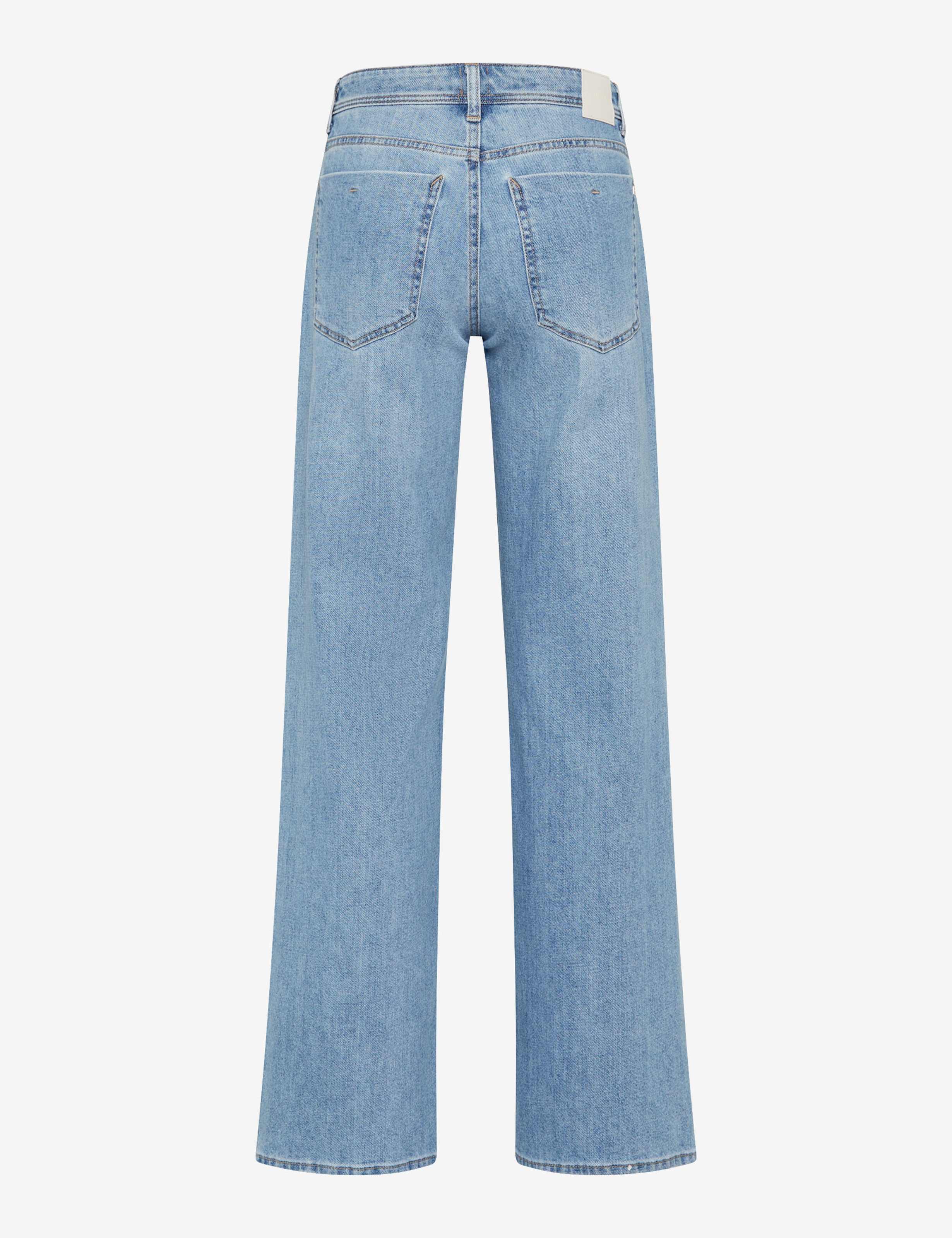 Damen Style MORGAN Denim Hellblau Wide Leg Freisteller Rueck