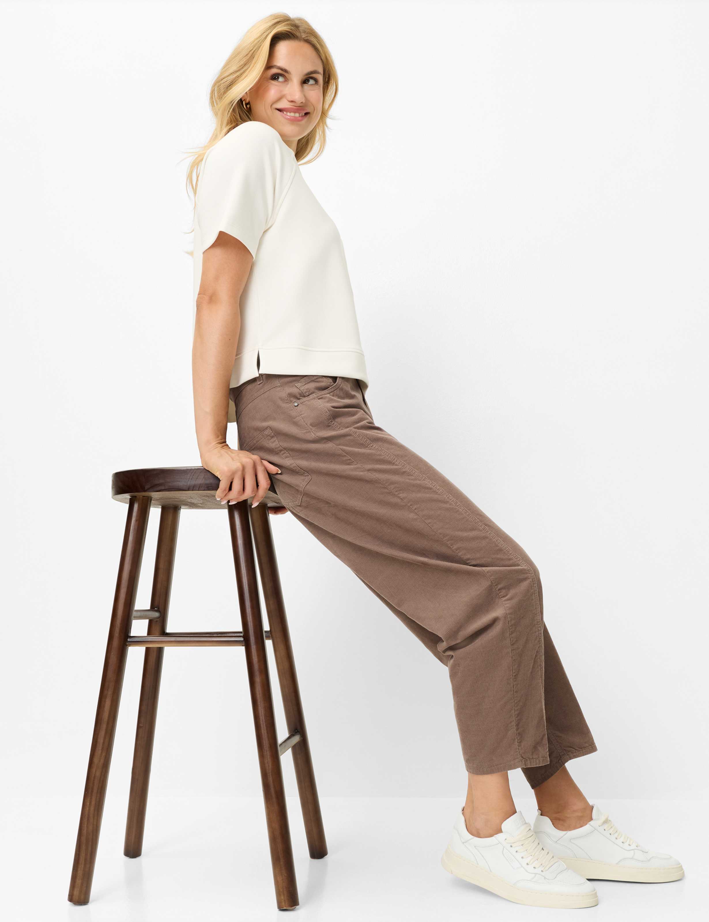 Dames Style MEGAN S Lichtbruin Barrel Fit Detail 1