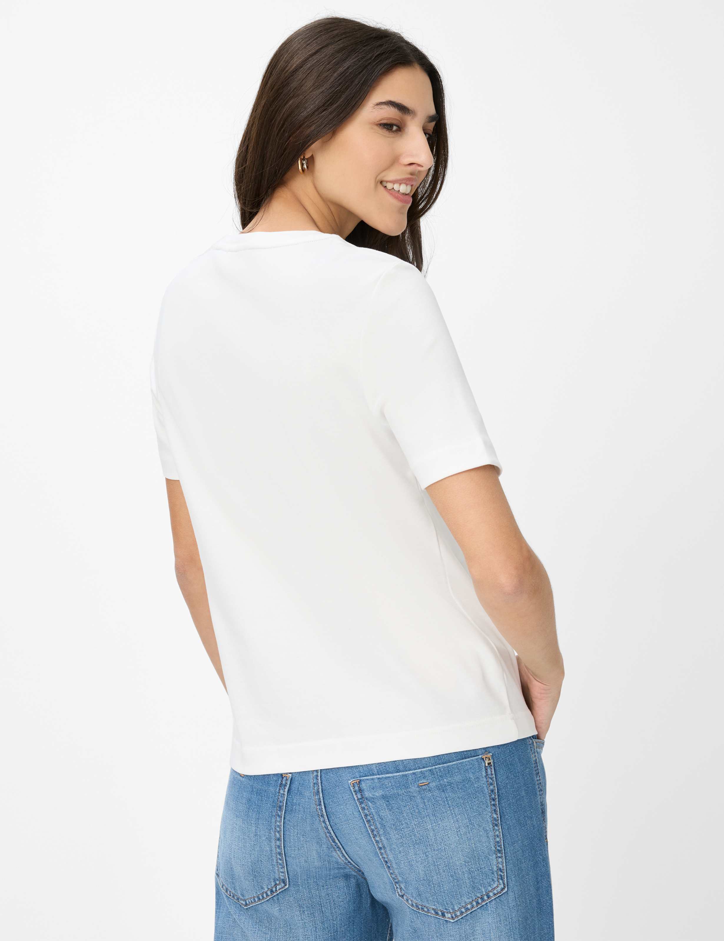 Damen Style CIRA Cremeweiß  Model Rueck