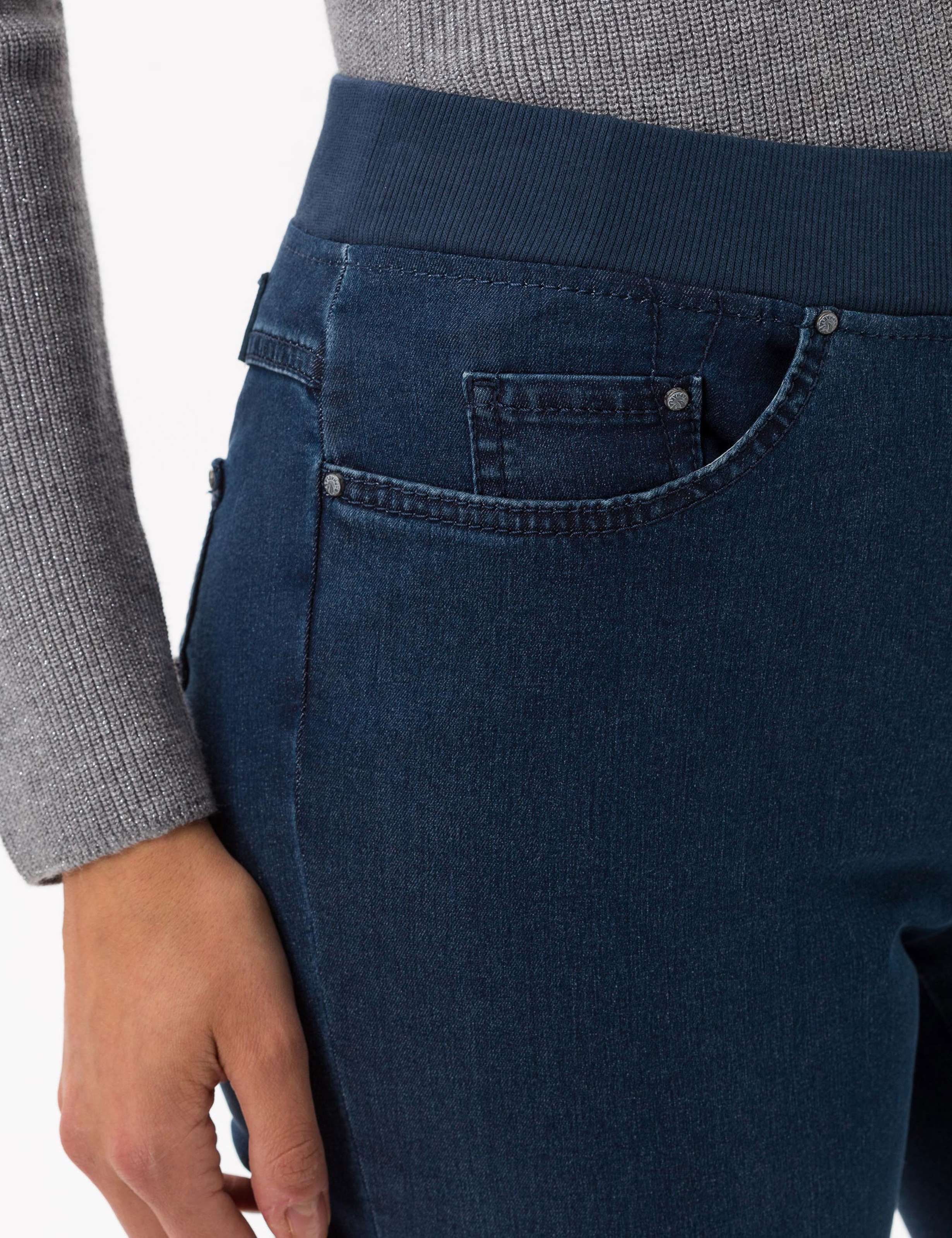 Damen Style PAMINA Denim Blau Slim Fit Detail 1