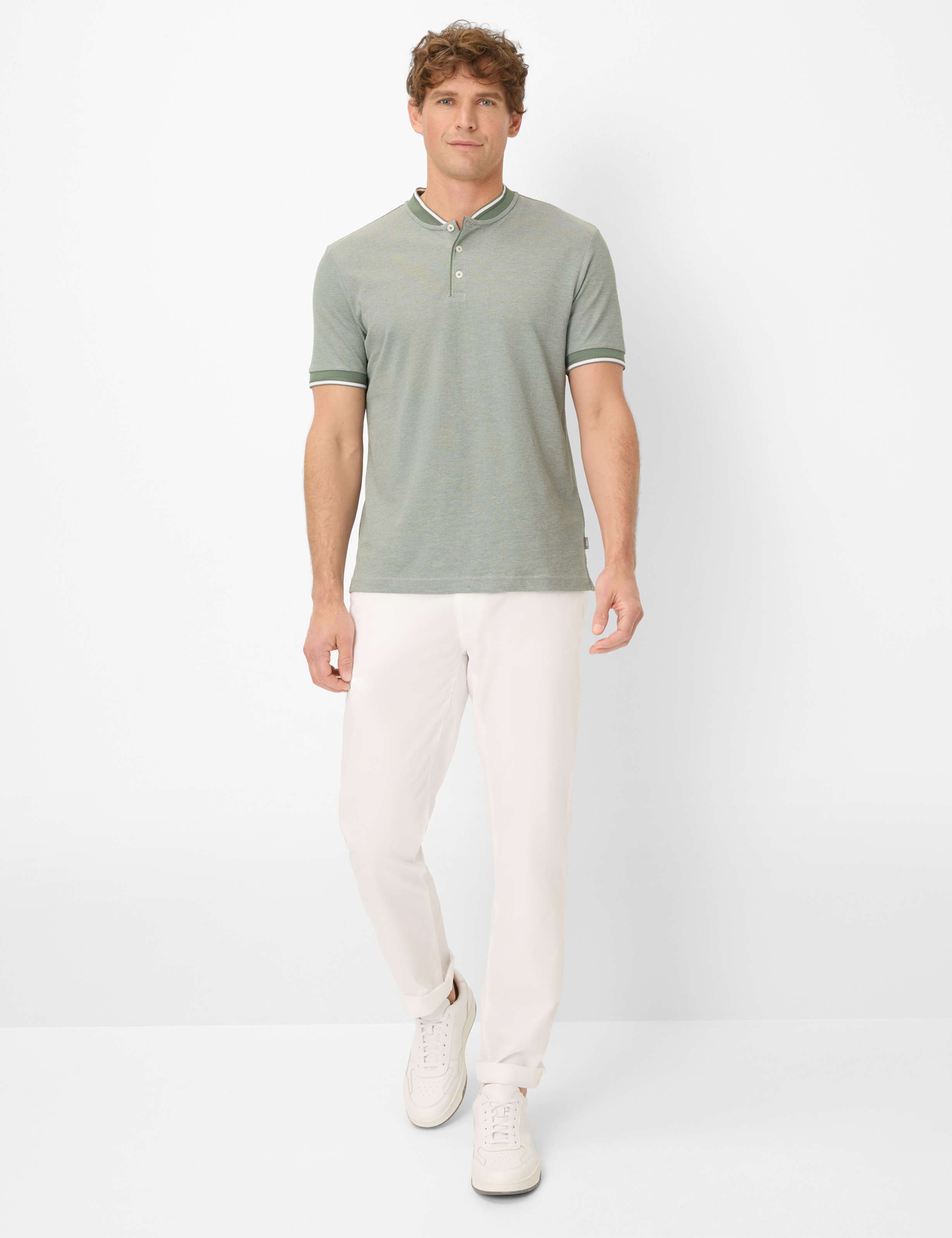 Herren Style PIERCE Grün  Model Outfit