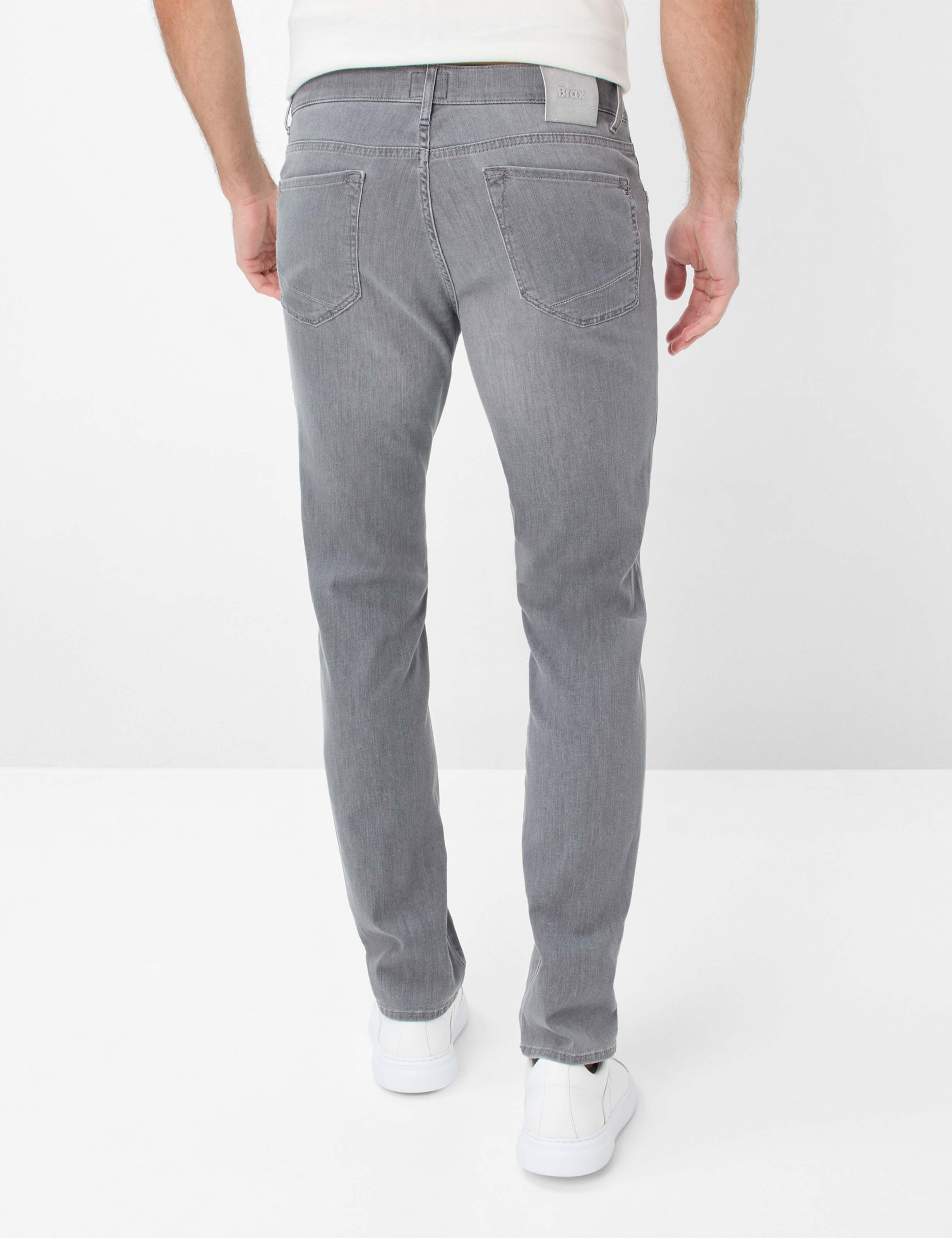 Men Style CHUCK Denim Medium Gray Modern Fit Model back