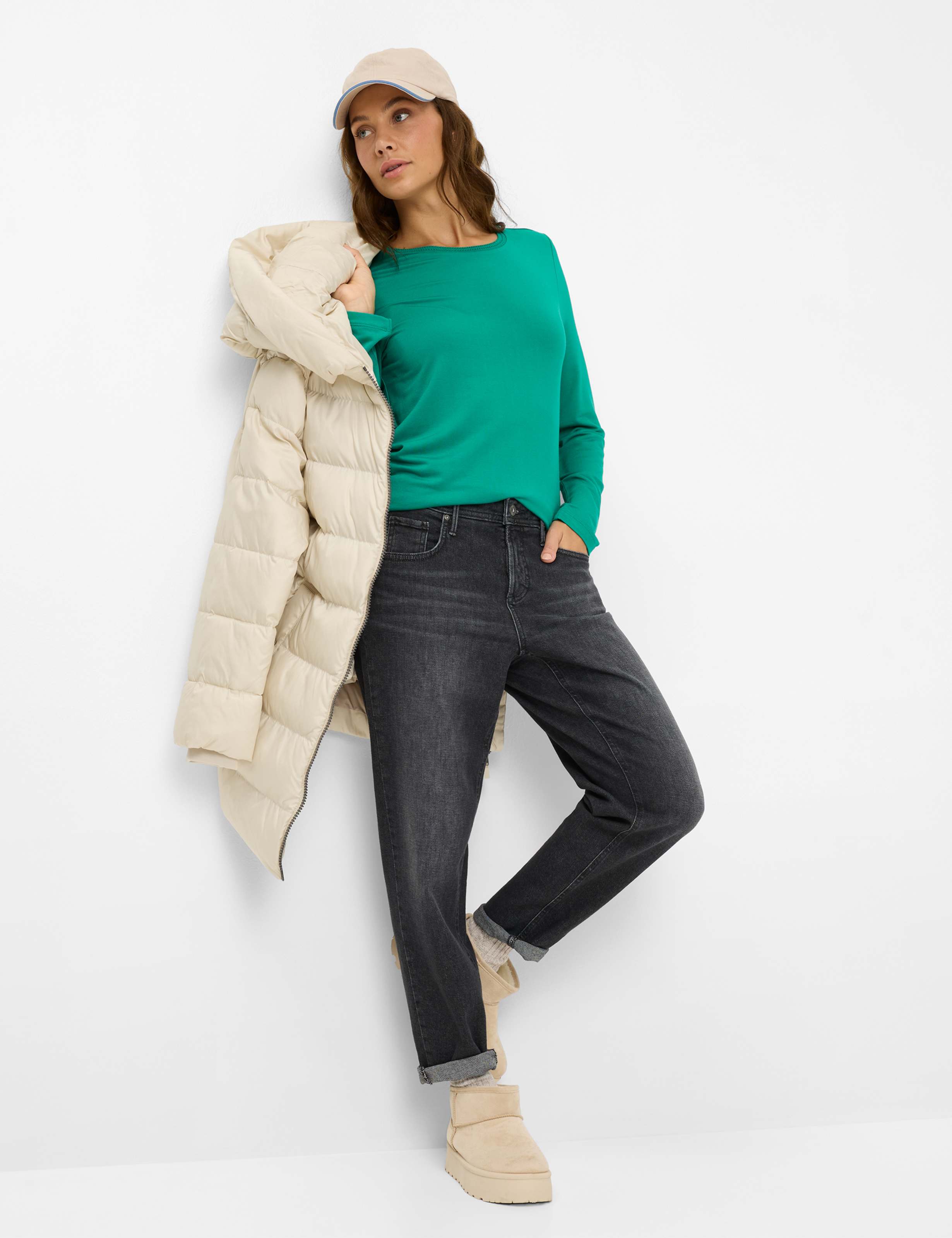 Femme Style CARINA L Vert  Tenue du mannequin