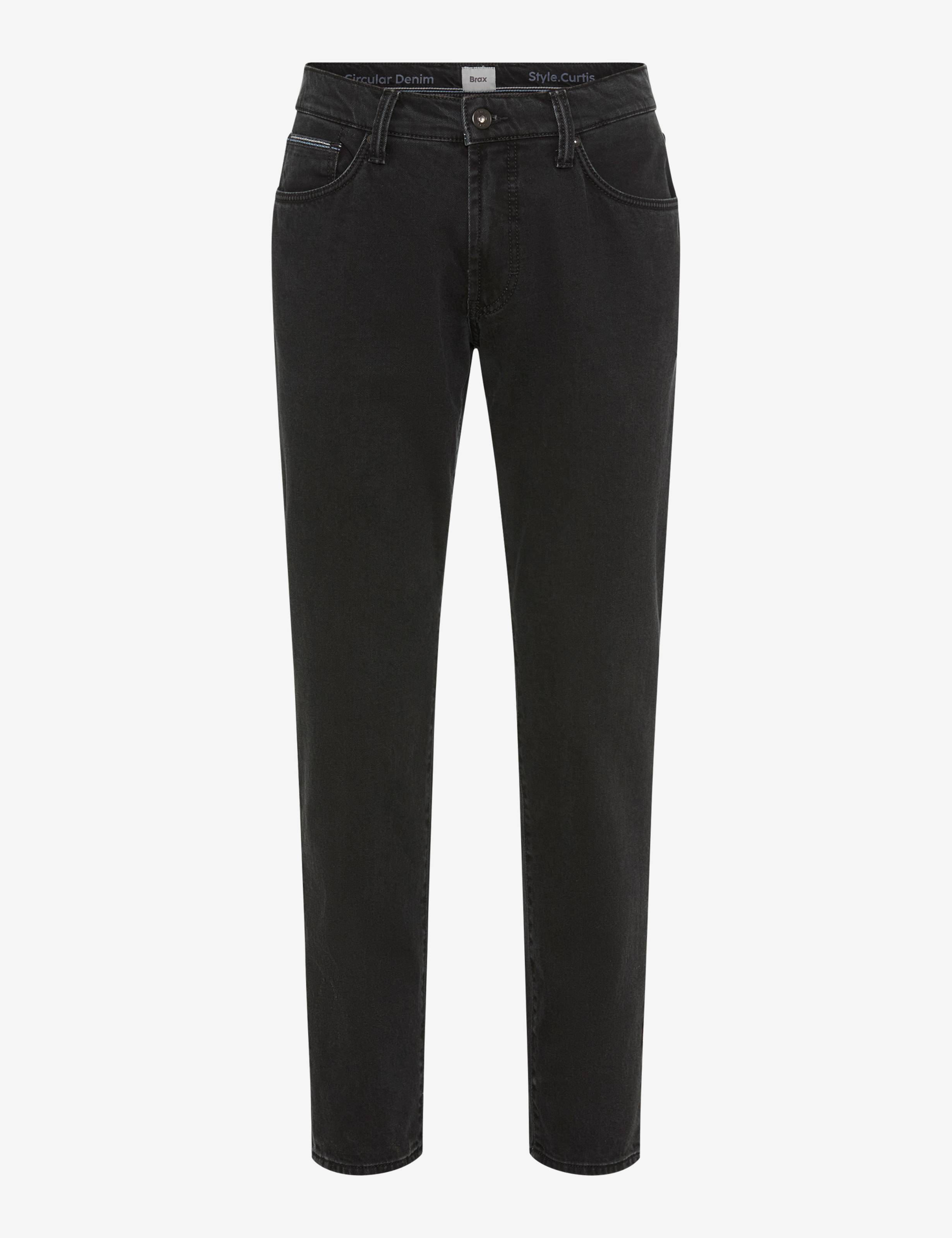 Men Style CURTIS Denim Black Relaxed Fit Stand-alone front view