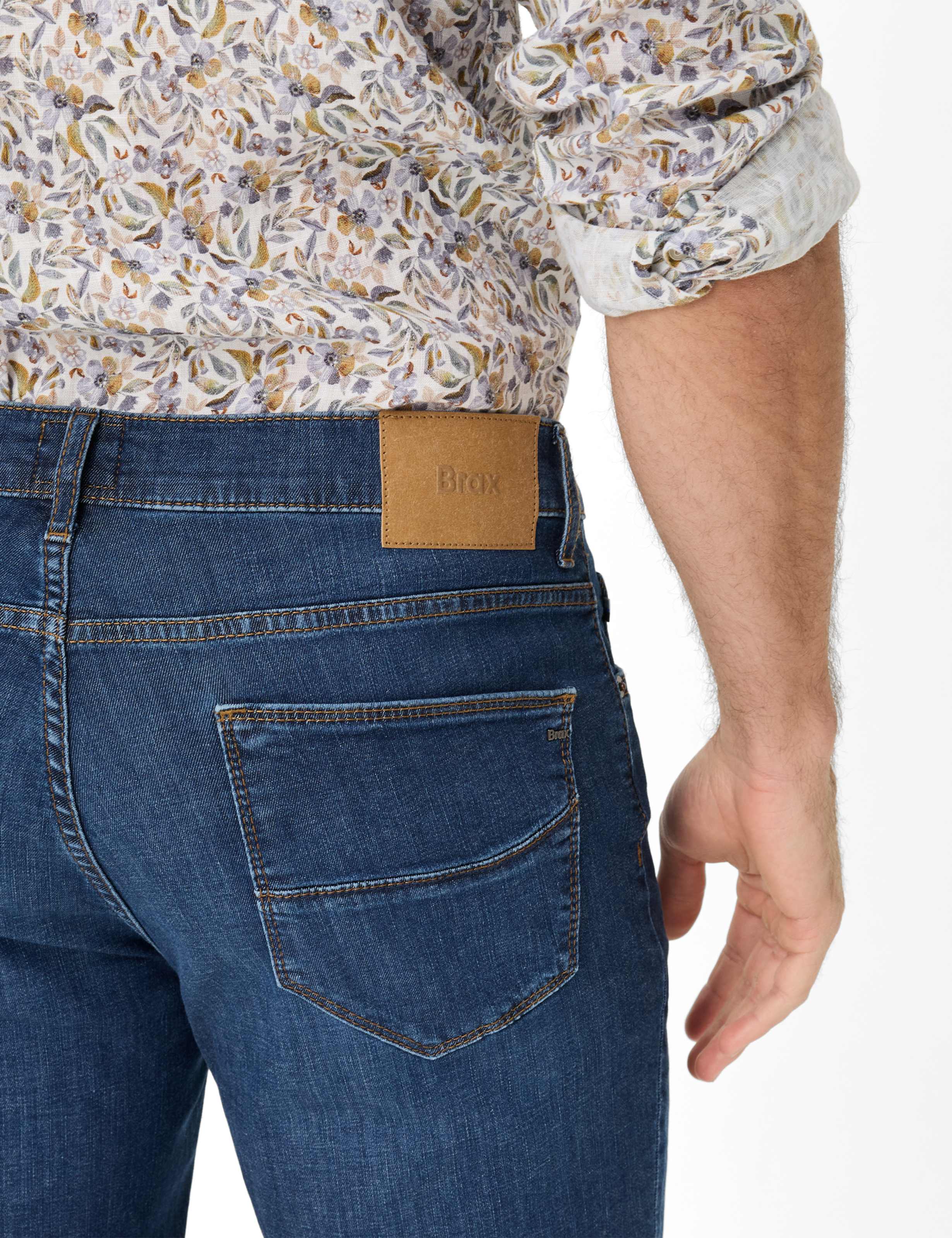 Men Style CADIZ Denim Dark Blue Straight Fit Detail 2