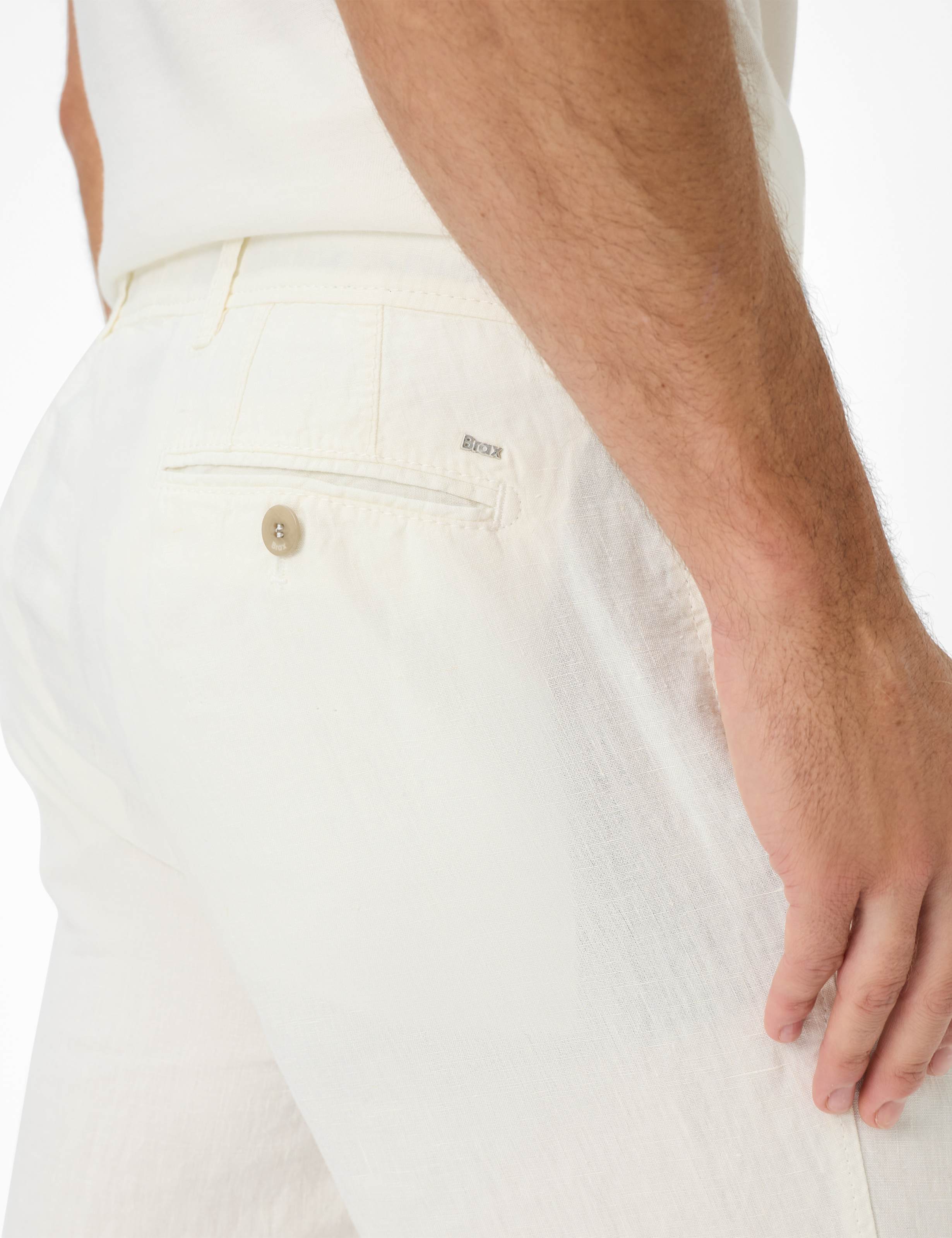 Herren Style EVANS Weiß Regular Fit Detail 2