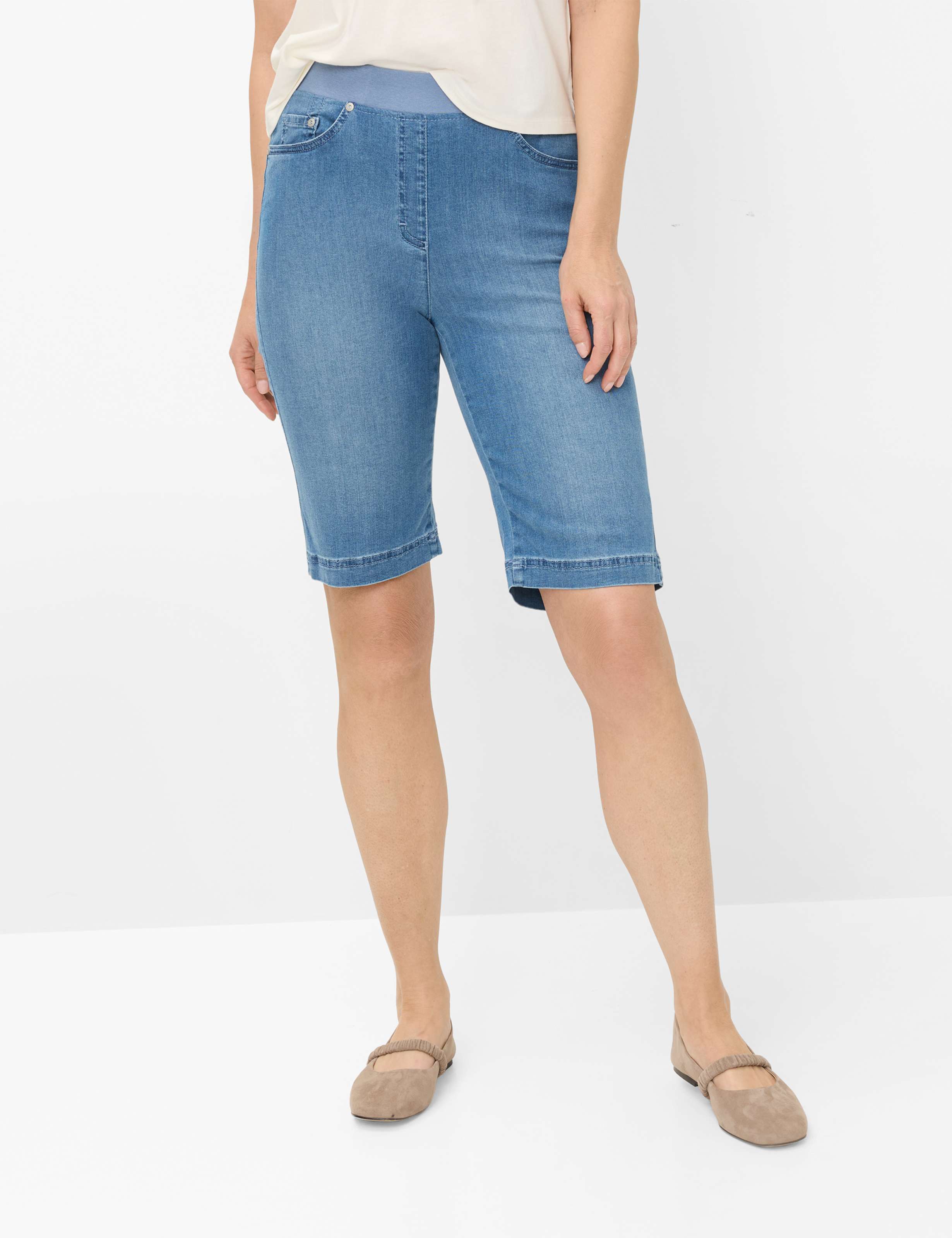 Tinten blauw, Dames, Style PAMINA BERMUDA, MODEL_FRONT_ISHOP