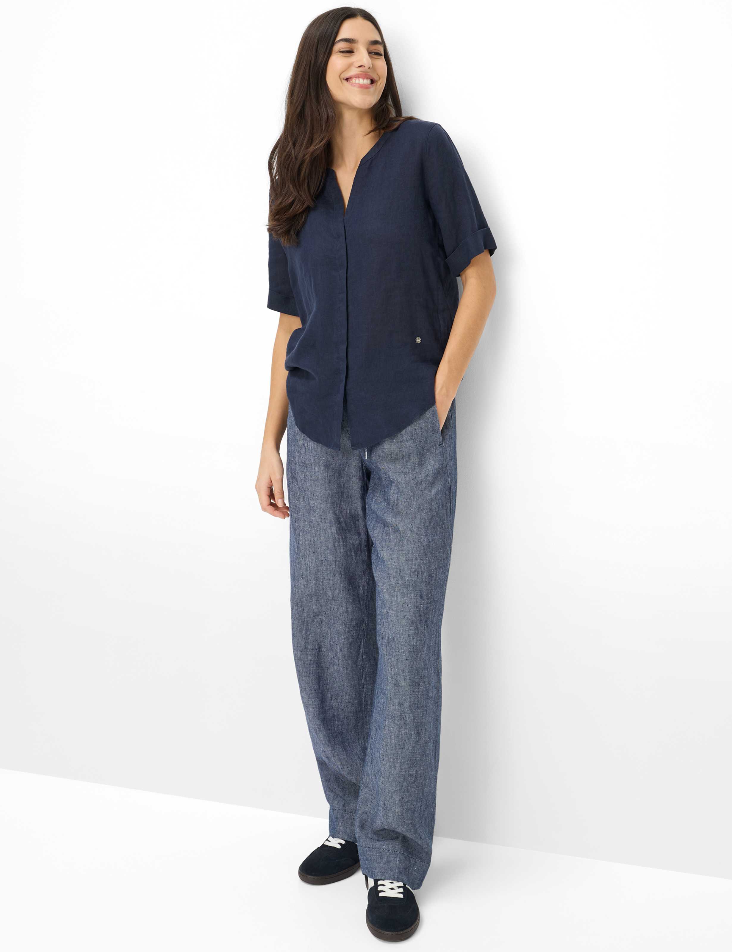 Dames Style VERI Donkerblauw  Model outfit