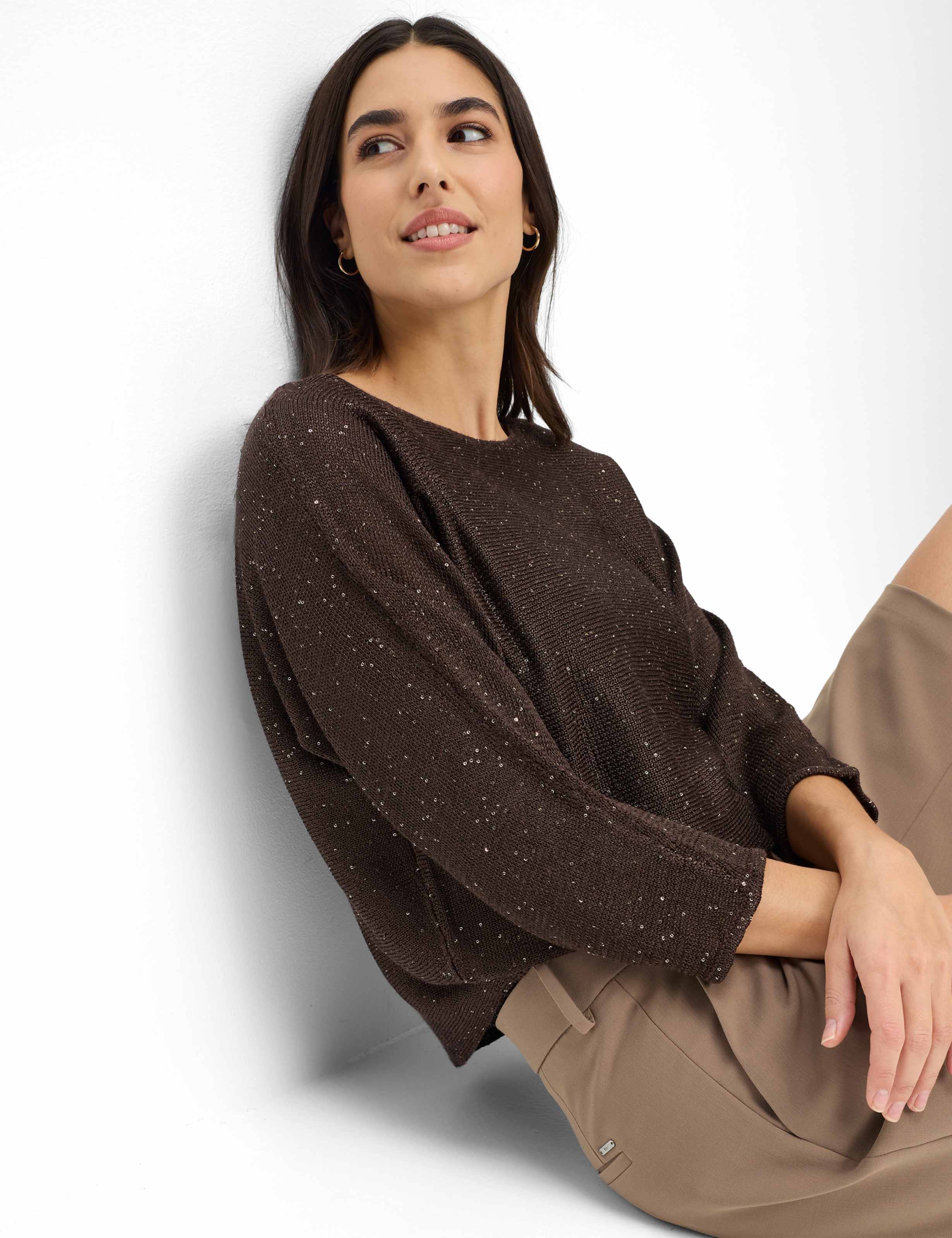 Femme Style NALA Marron Foncé  Détail 1