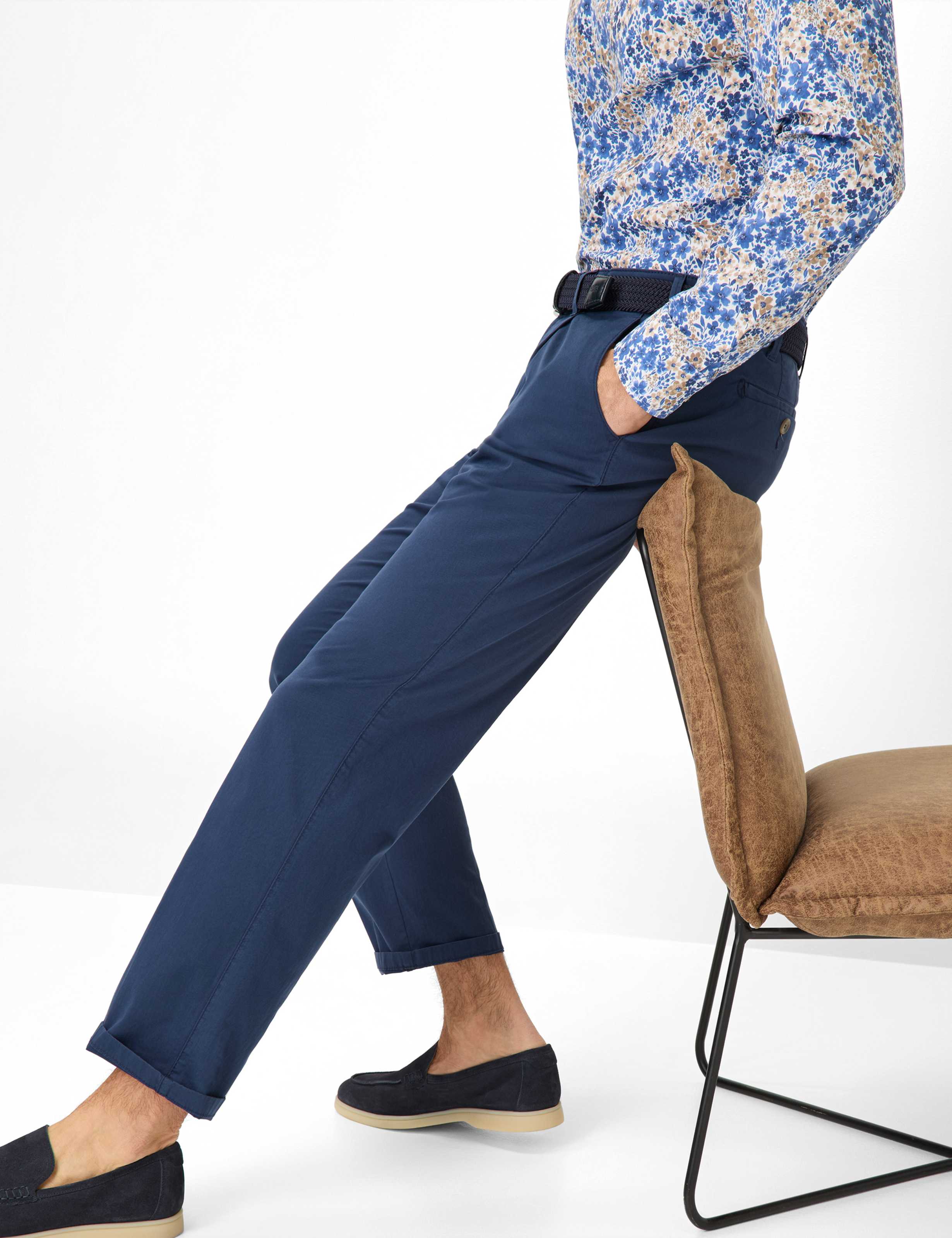 Heren Style LUIS Blauw Regular Fit Detail 1