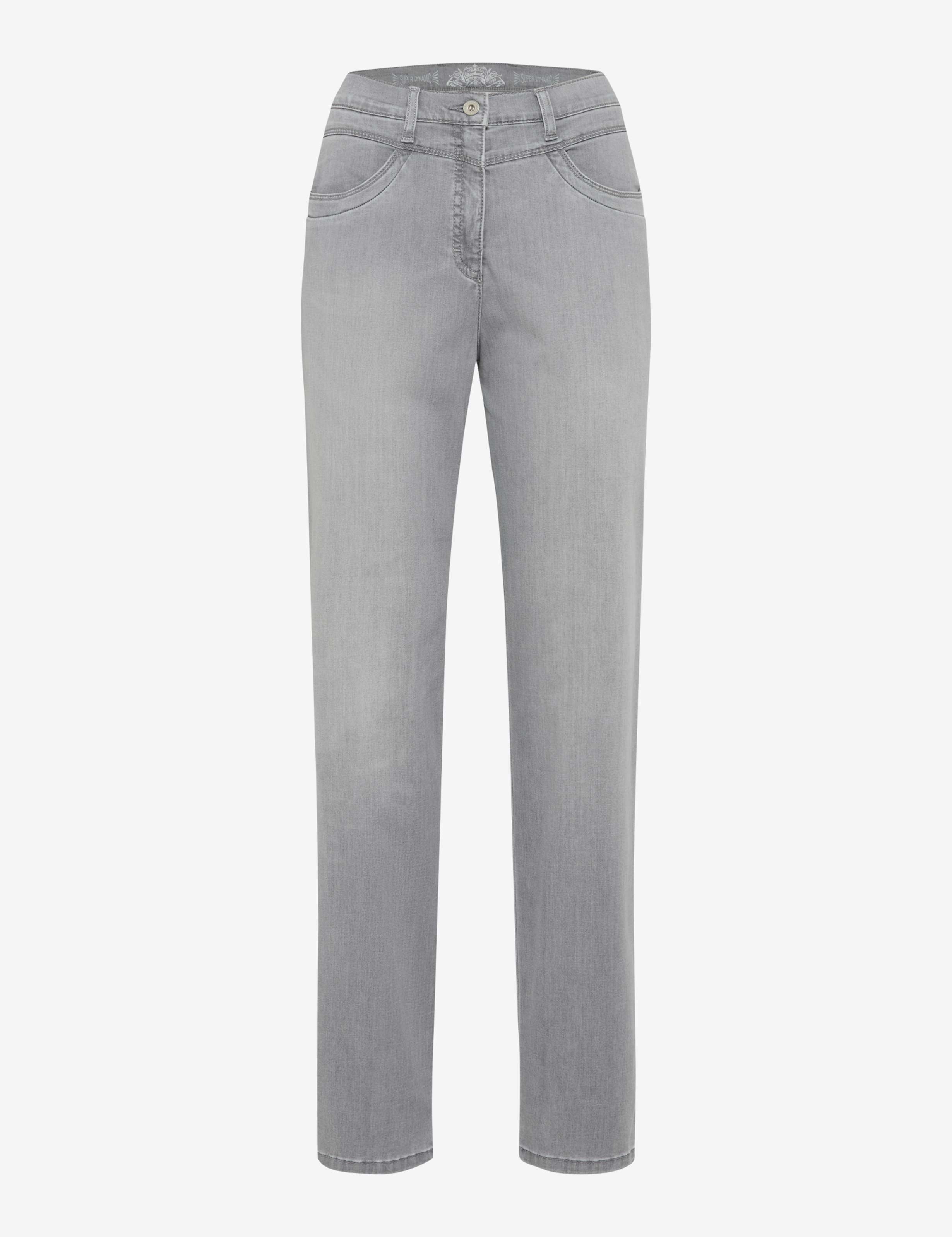 Femme Style CAREN NEW Denim Gris Moyen Comfort Plus Fit Détourage avant