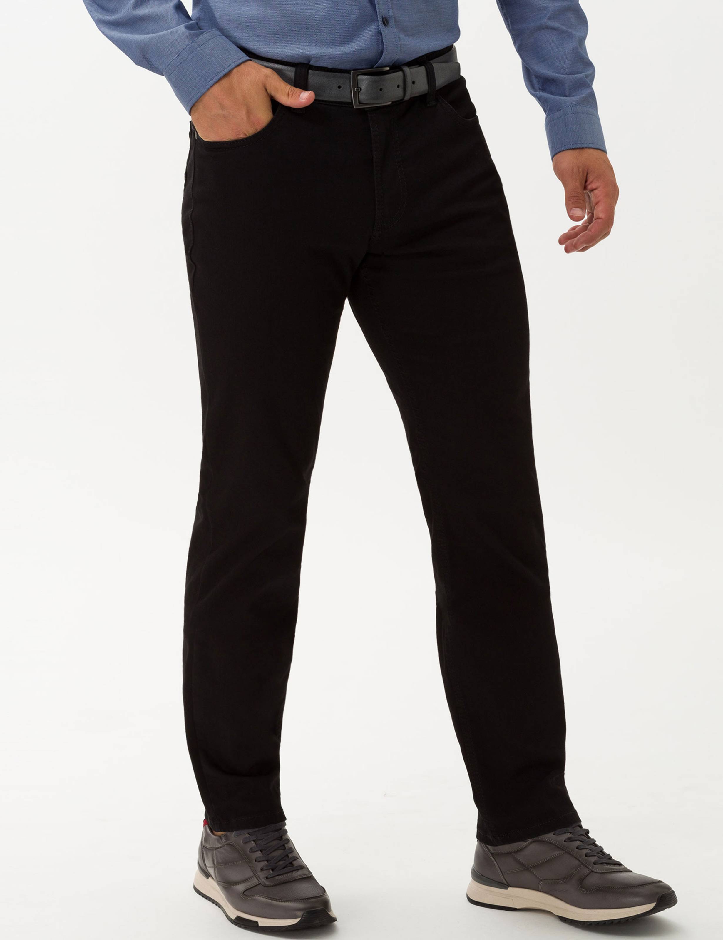 Men Style LUKE Denim Black Regular Fit Model back