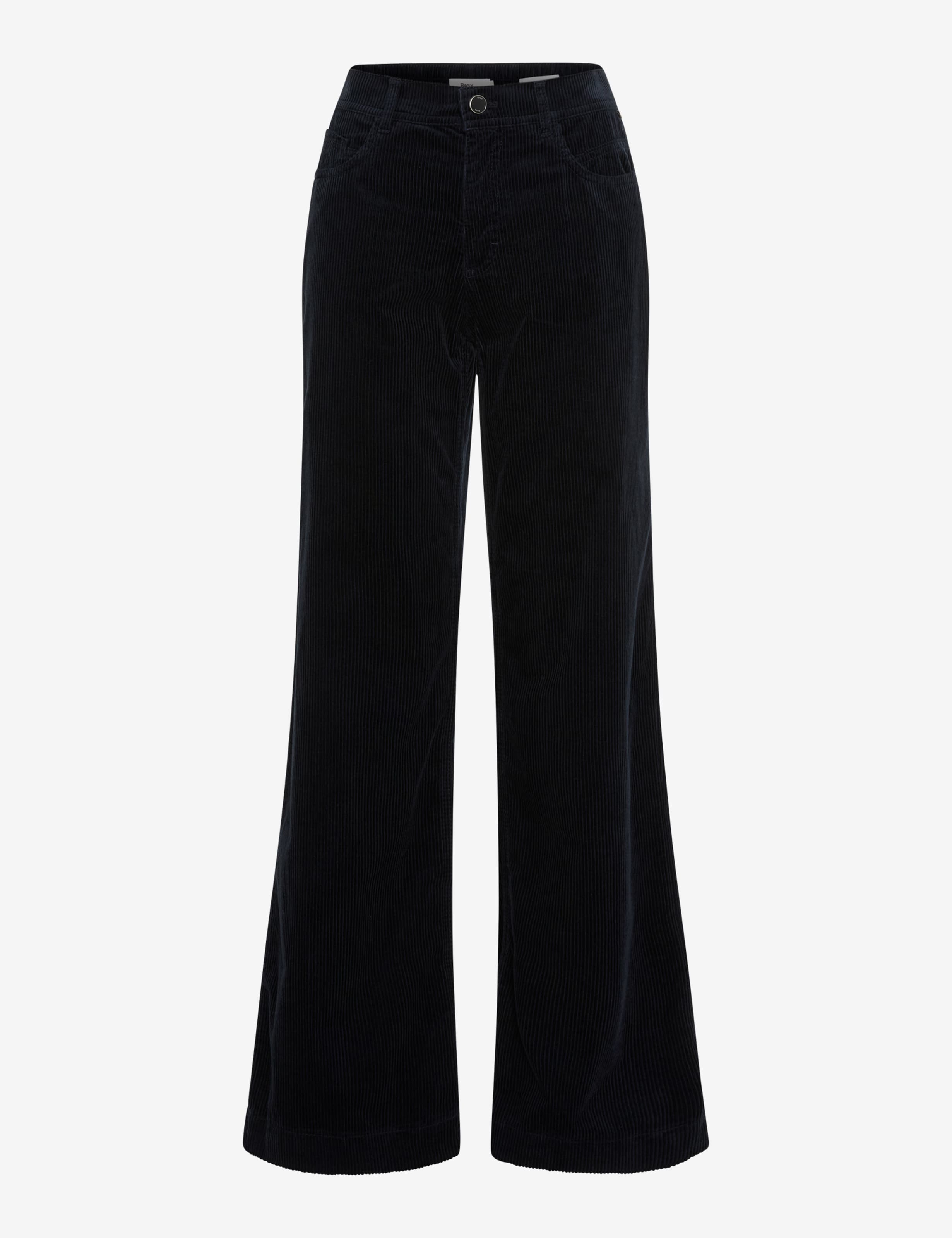 Femme Style MAINE Bleu Foncé Wide Leg Détourage avant