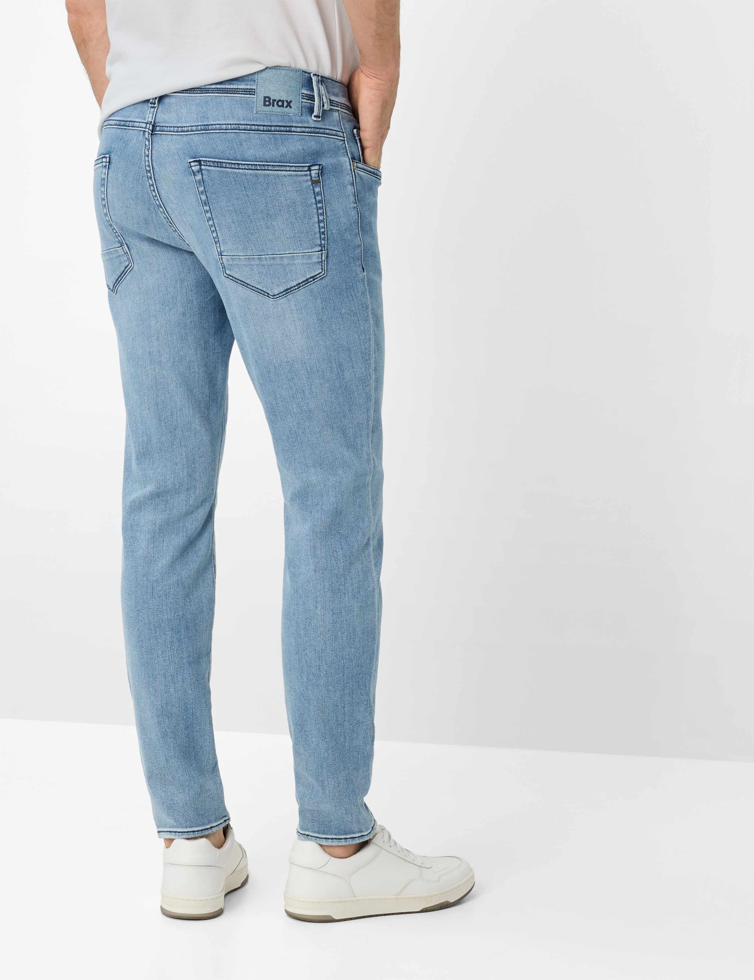 Thumbnail - Brax Herren Five-Pocket-Hose Style CHRIS LIGHT BLUE USED, denim hellblau, Gr. 38/38