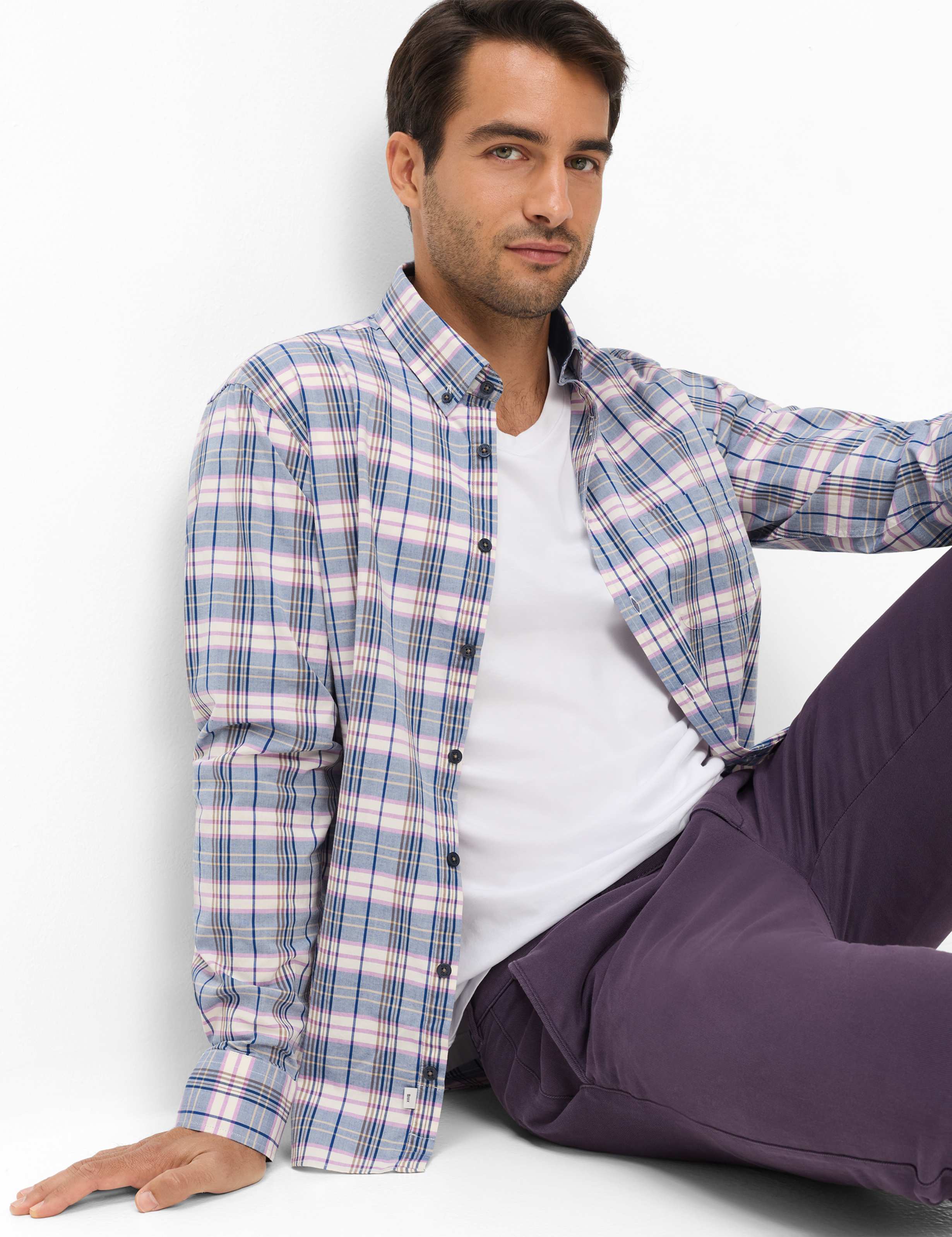 Herren Style DANIEL Helles Lila  Detail 1