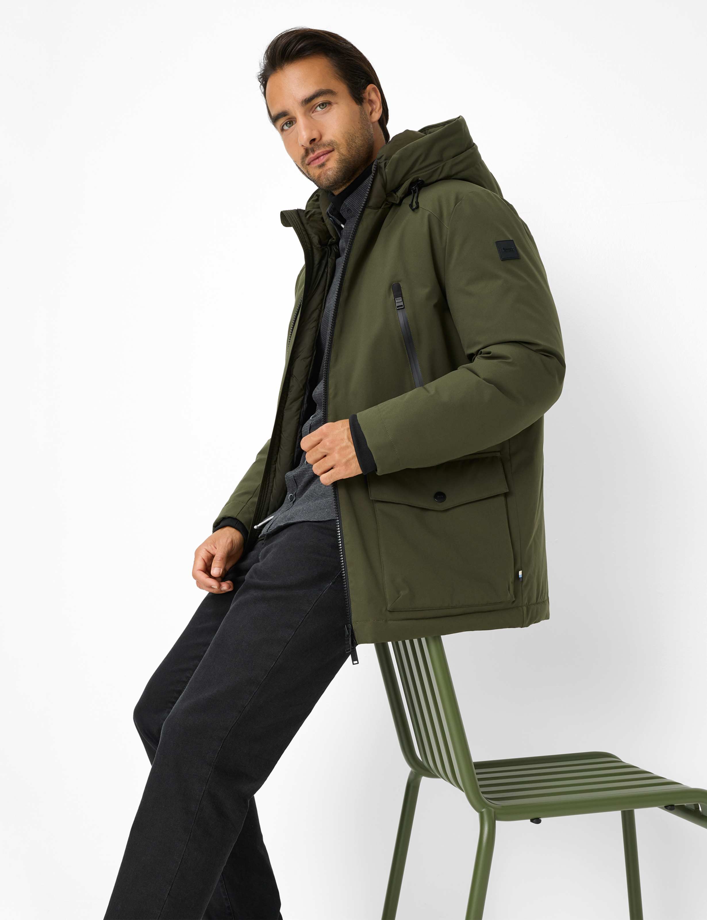 Herren Style COSIMO Grün - Oliv  Detail 1