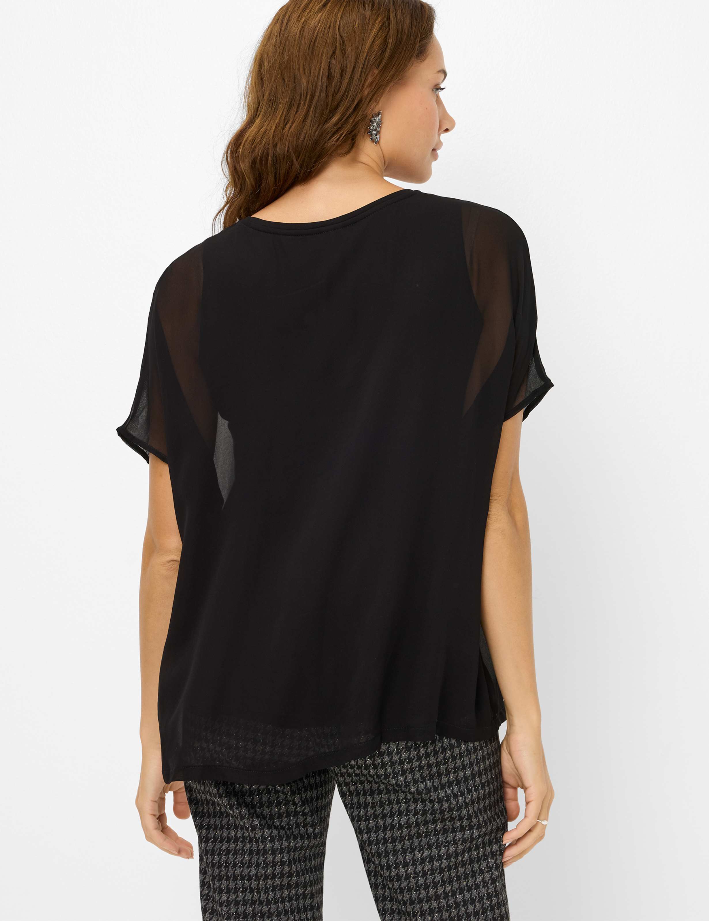 Thumbnail - Brax Damen Shirt Style CLAIRE S black, schwarz, Gr. 42