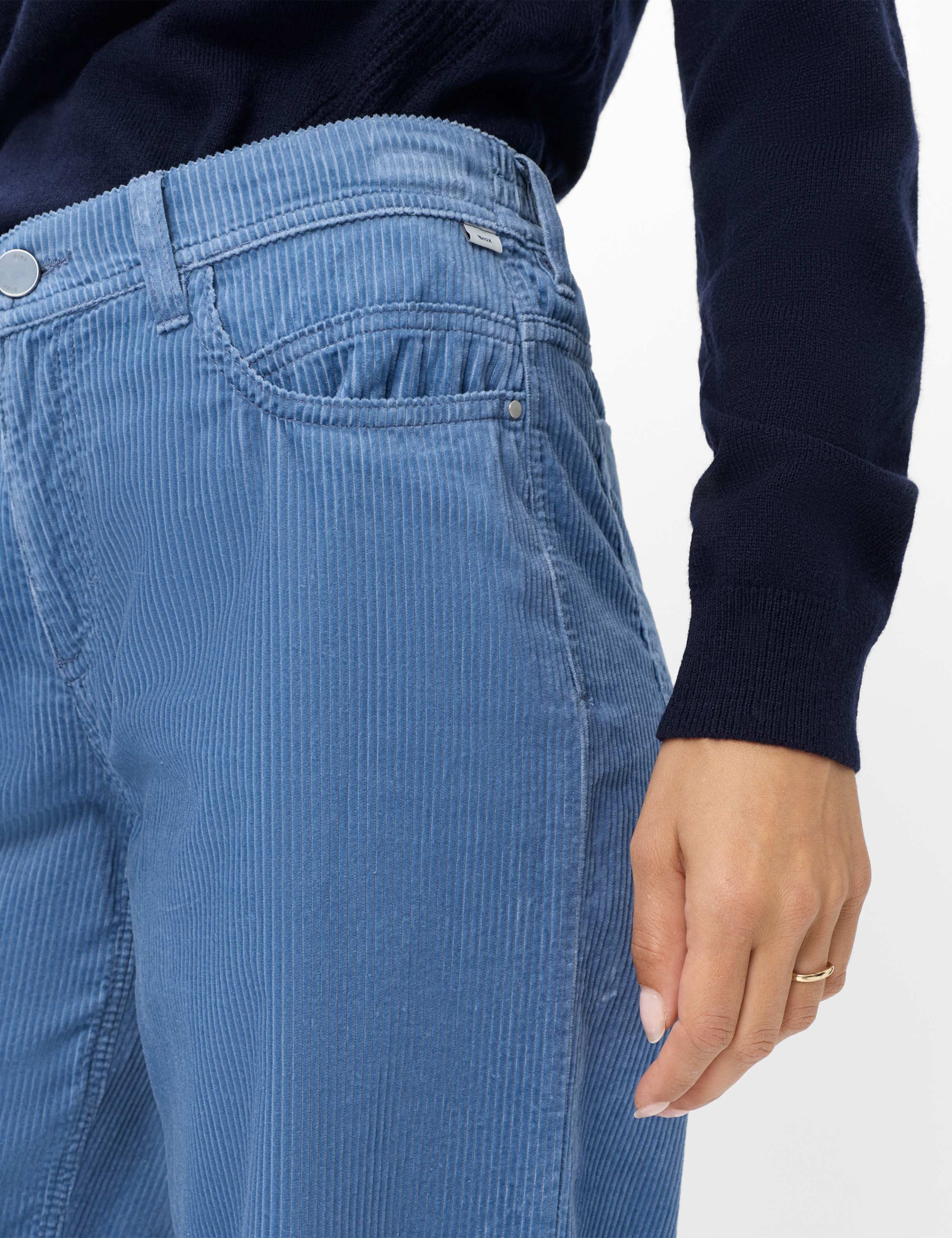 Femme Style MAINE Bleu Wide Leg Détail 2